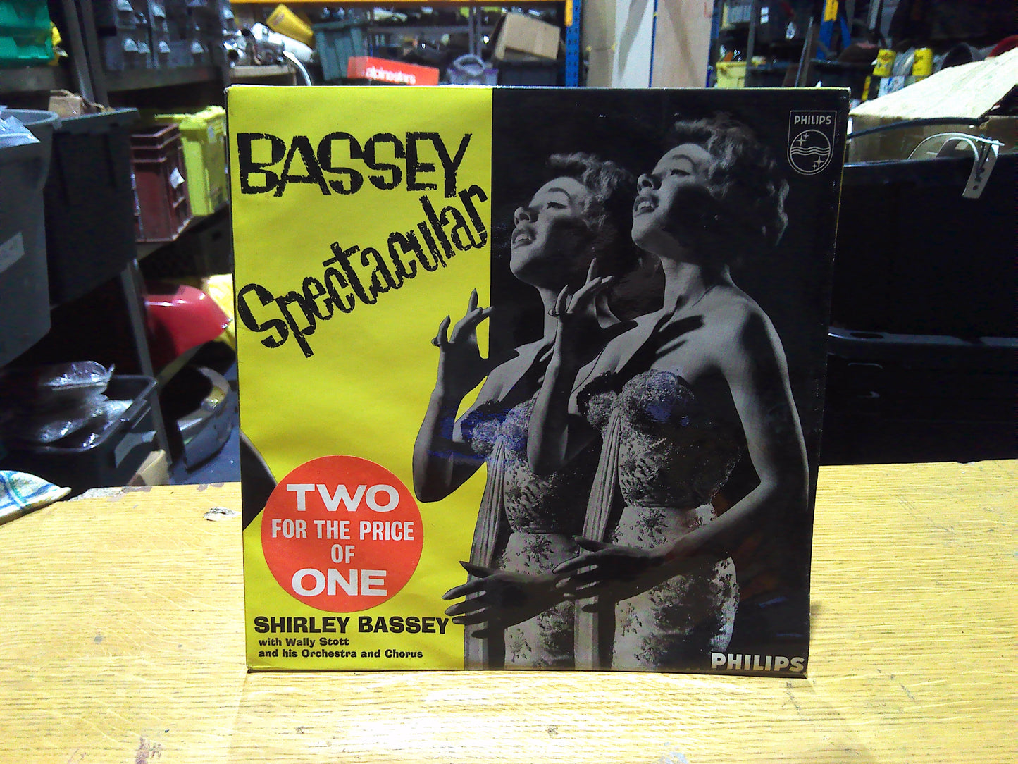 Vintage Bassey Spectacular with Shirley Bassey vinyl record