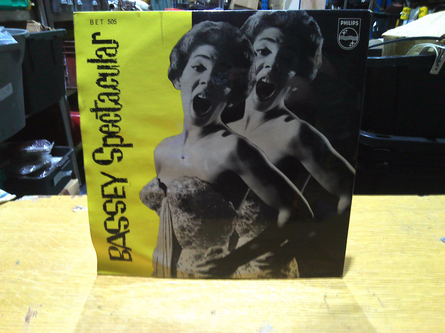 Vintage Bassey Spectacular with Shirley Bassey vinyl record