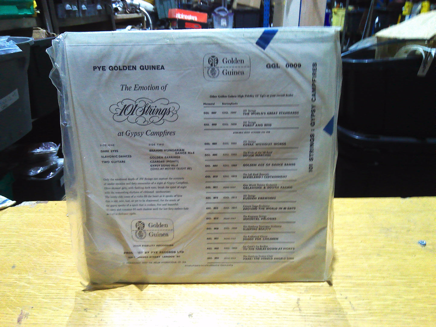 Vintage Gypsy Campfire vinyl record