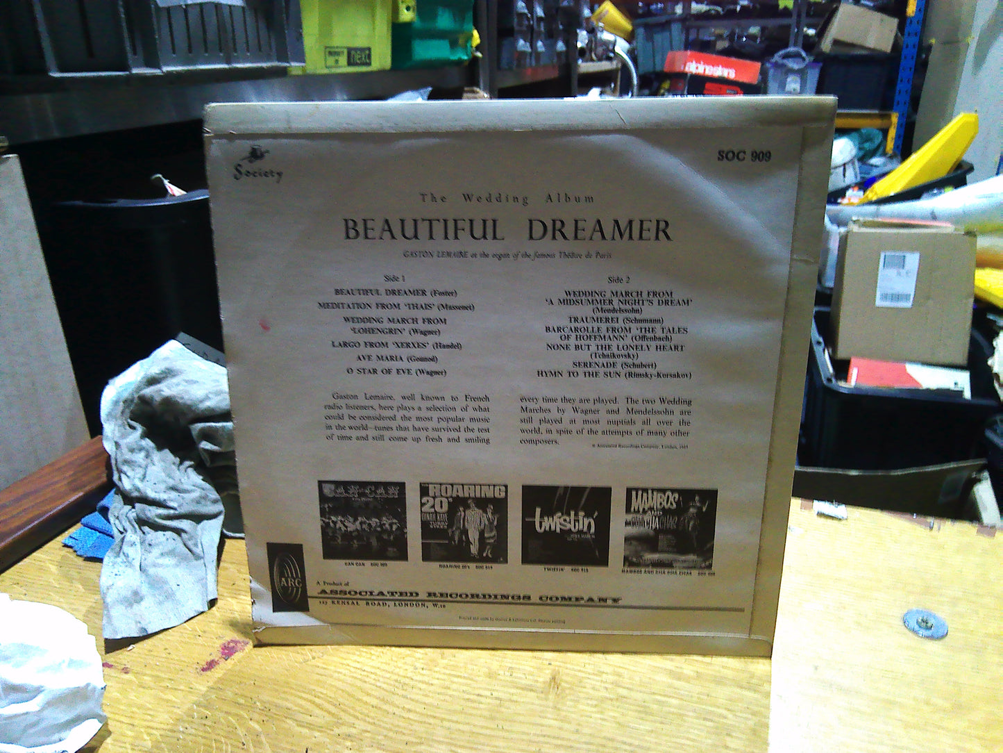 Vintage Beautiful Dreamer vinyl record