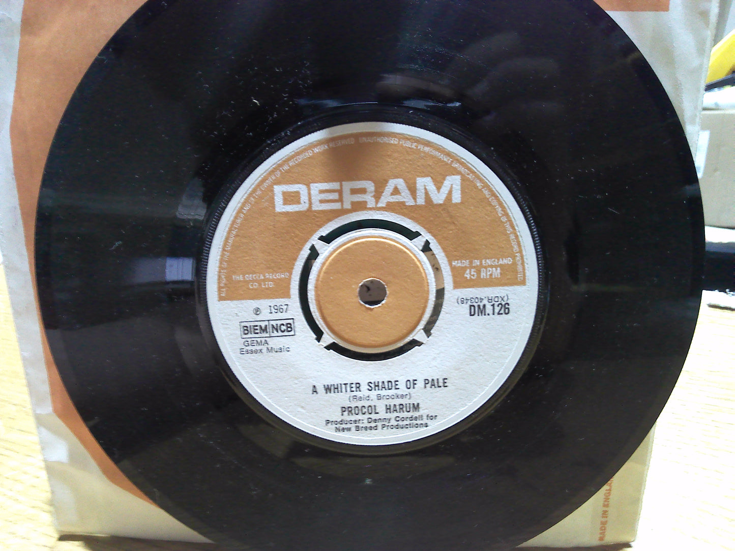 Lime Street Blues/ A Whiter Shade of Pale by Procol Harum vintage vinyl