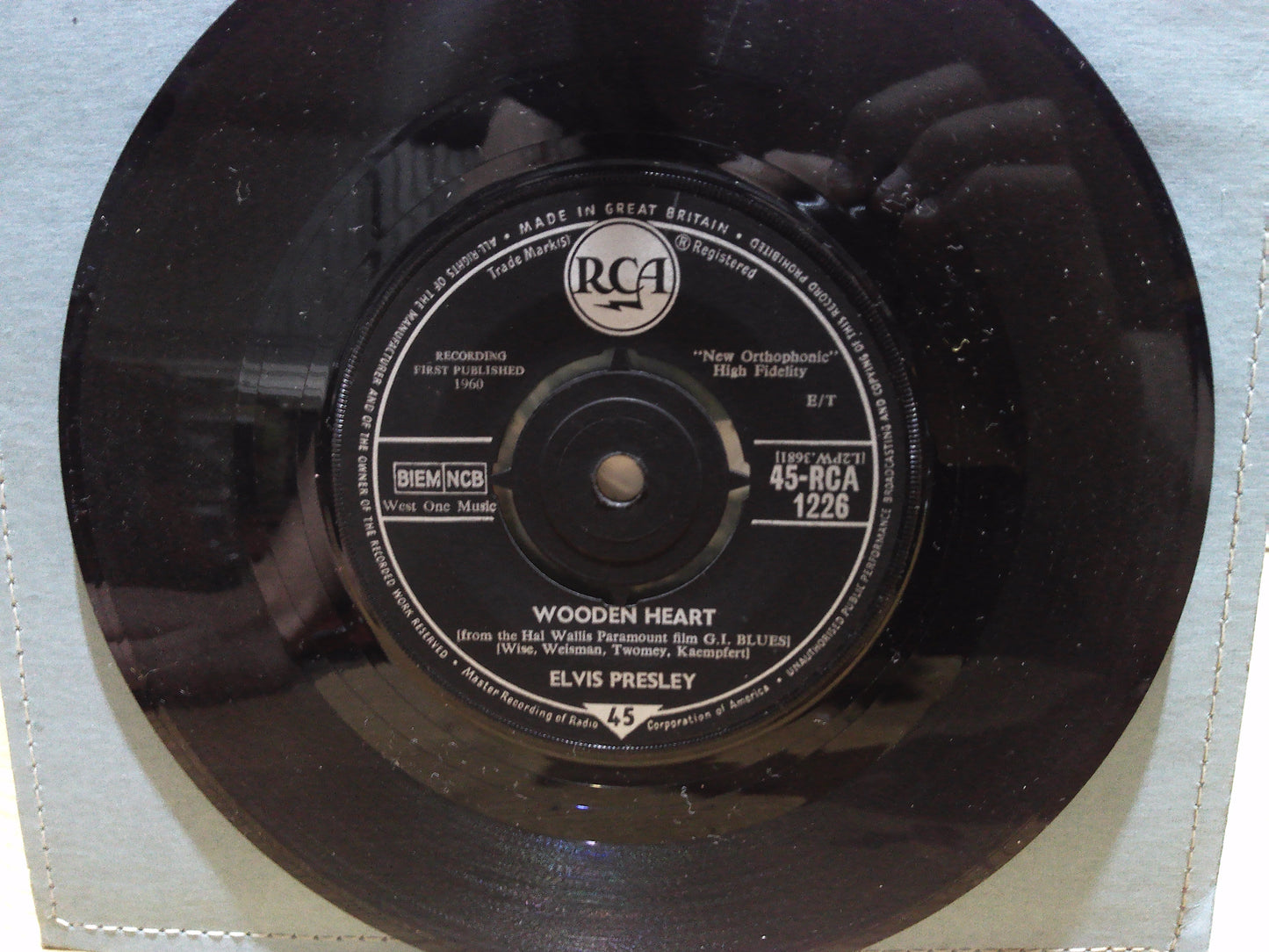 Tonight is so Right for Love/ Wooden heart by Elvis Presley vintage vinyl