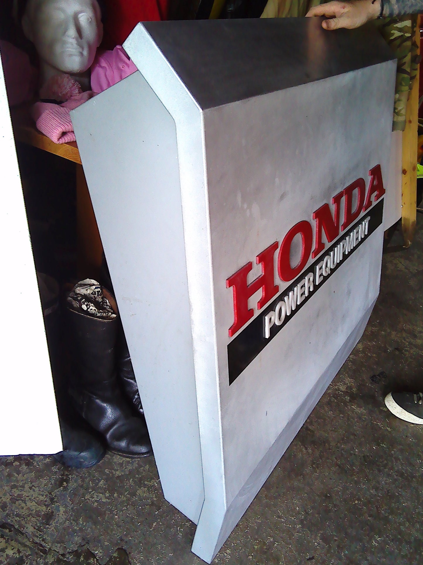 Large Honda Power Equipment Metal (light-up?) sign