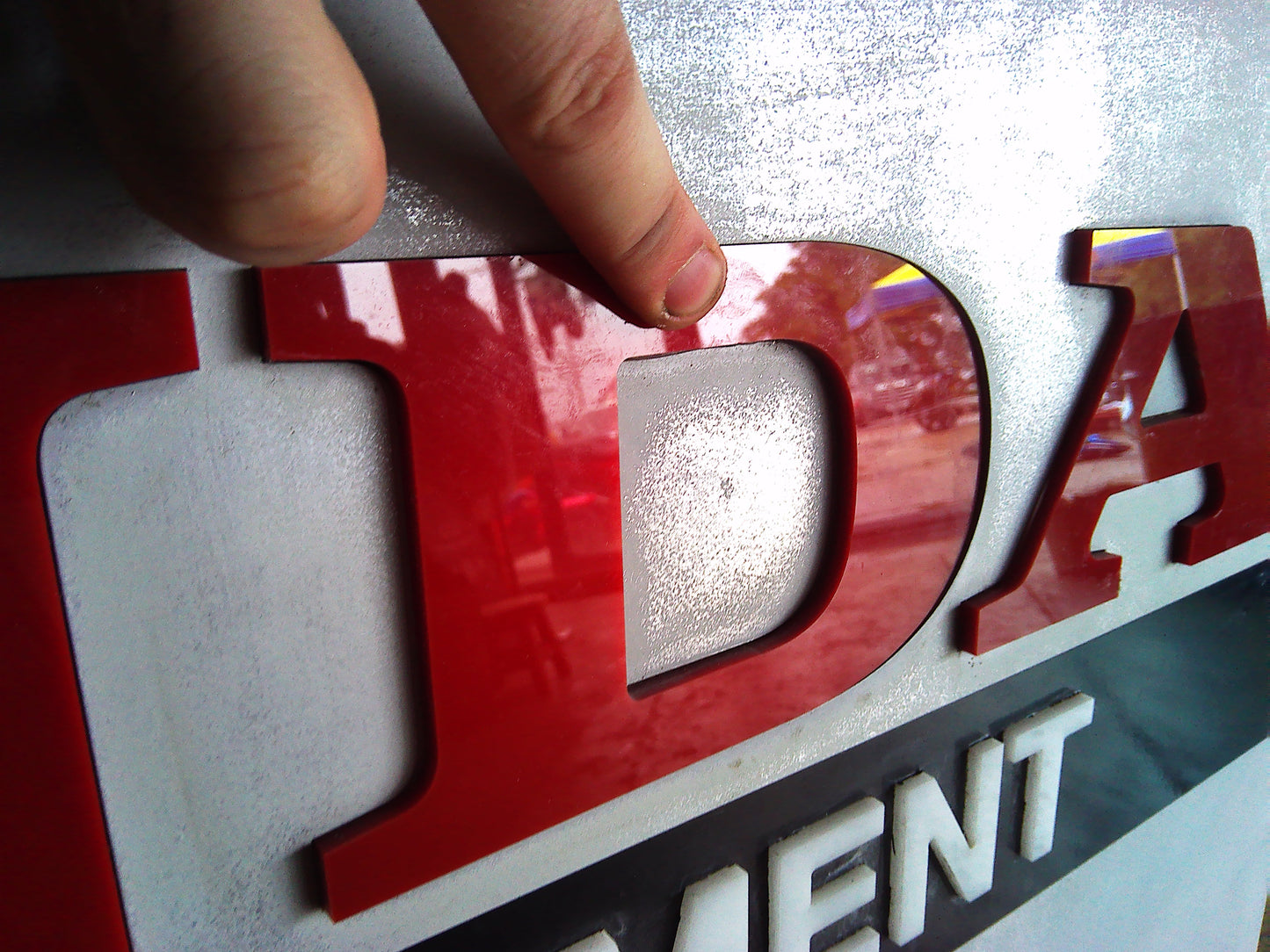 Large Honda Power Equipment Metal (light-up?) sign