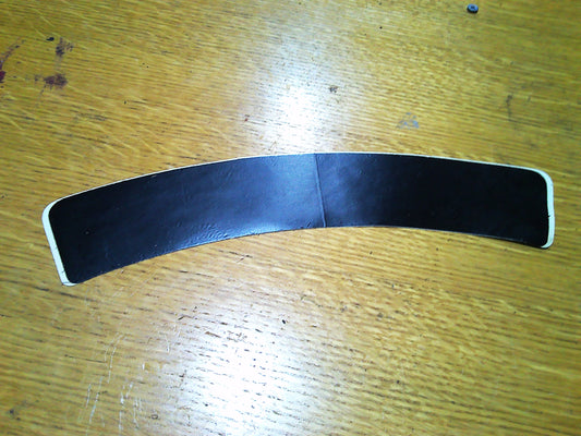 Curved black bar car sticker