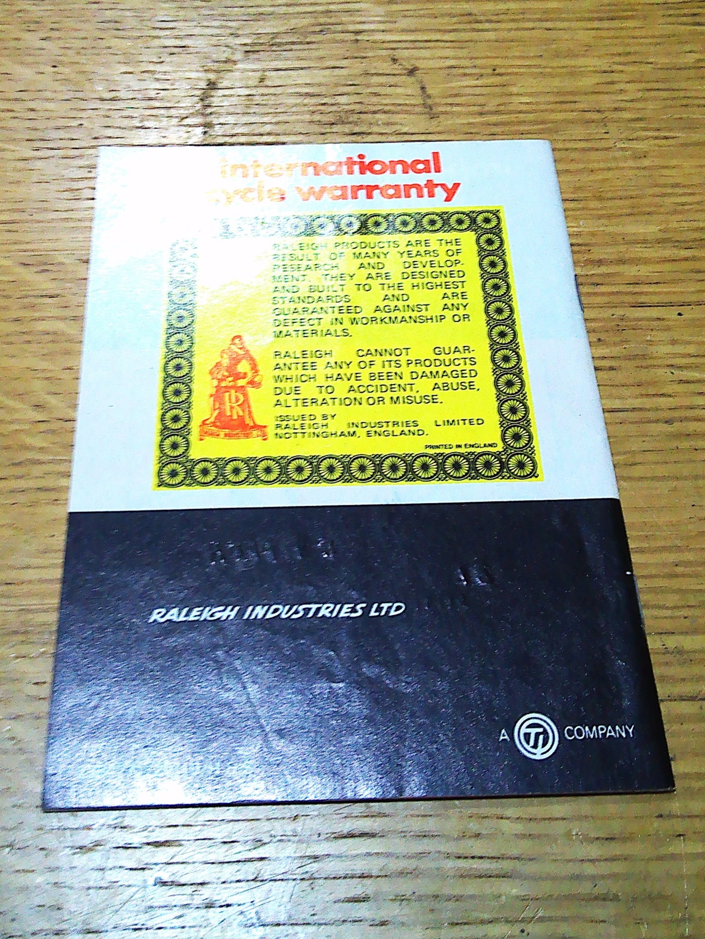 Care for your Cycle vintage handbook