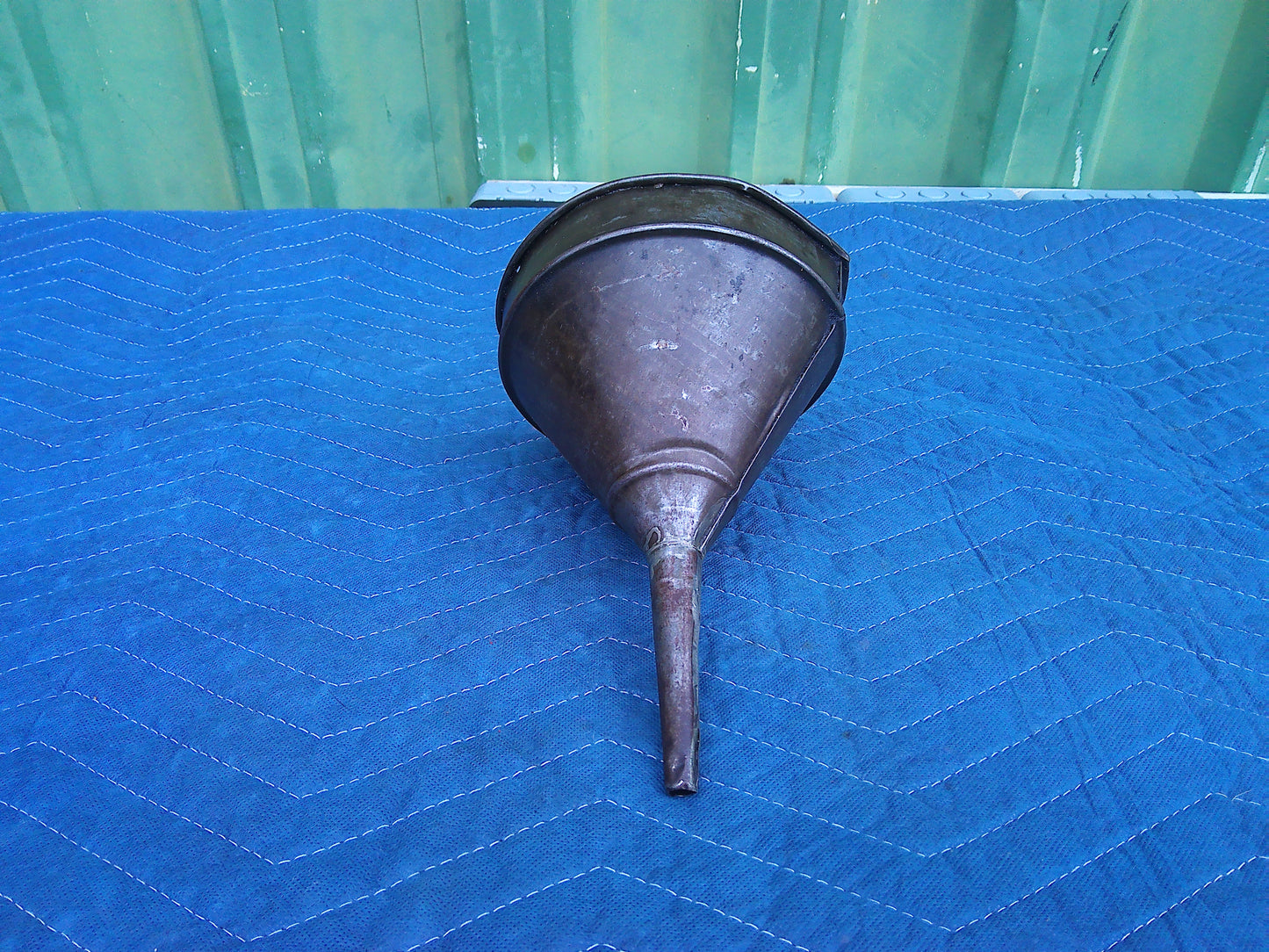 Vintage metal funnel