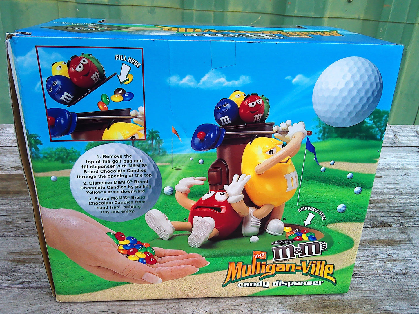 M&Ms Mulligan-Ville First edition dispenser