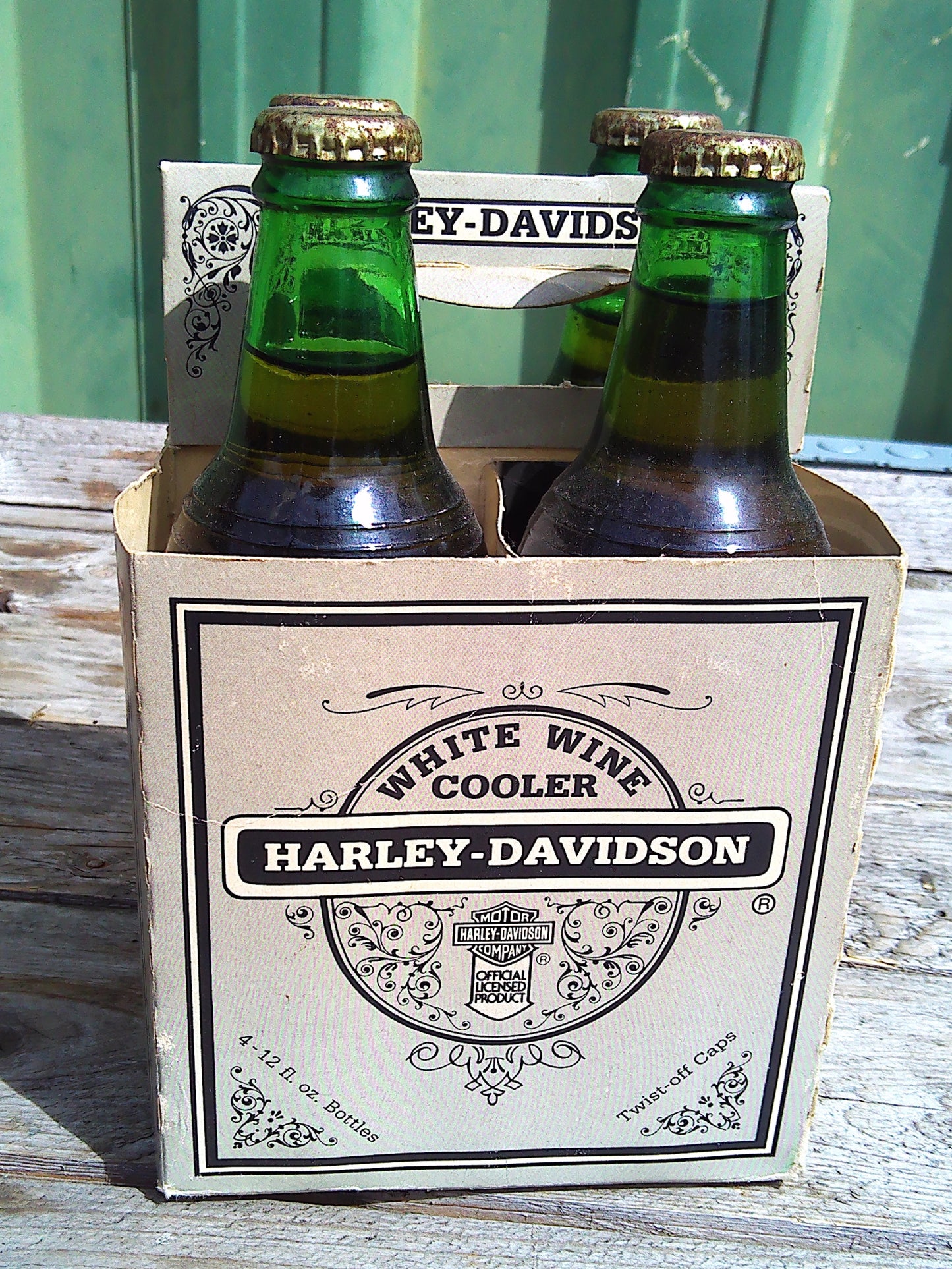 Genuine Harley Davidson wine bottles 4 pack