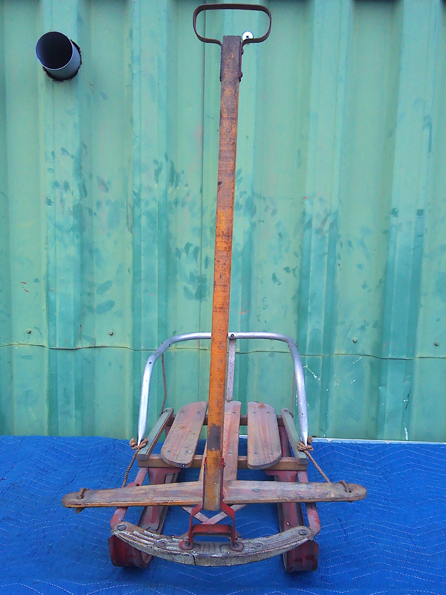 Vintage Flexible Flyer wooden sled