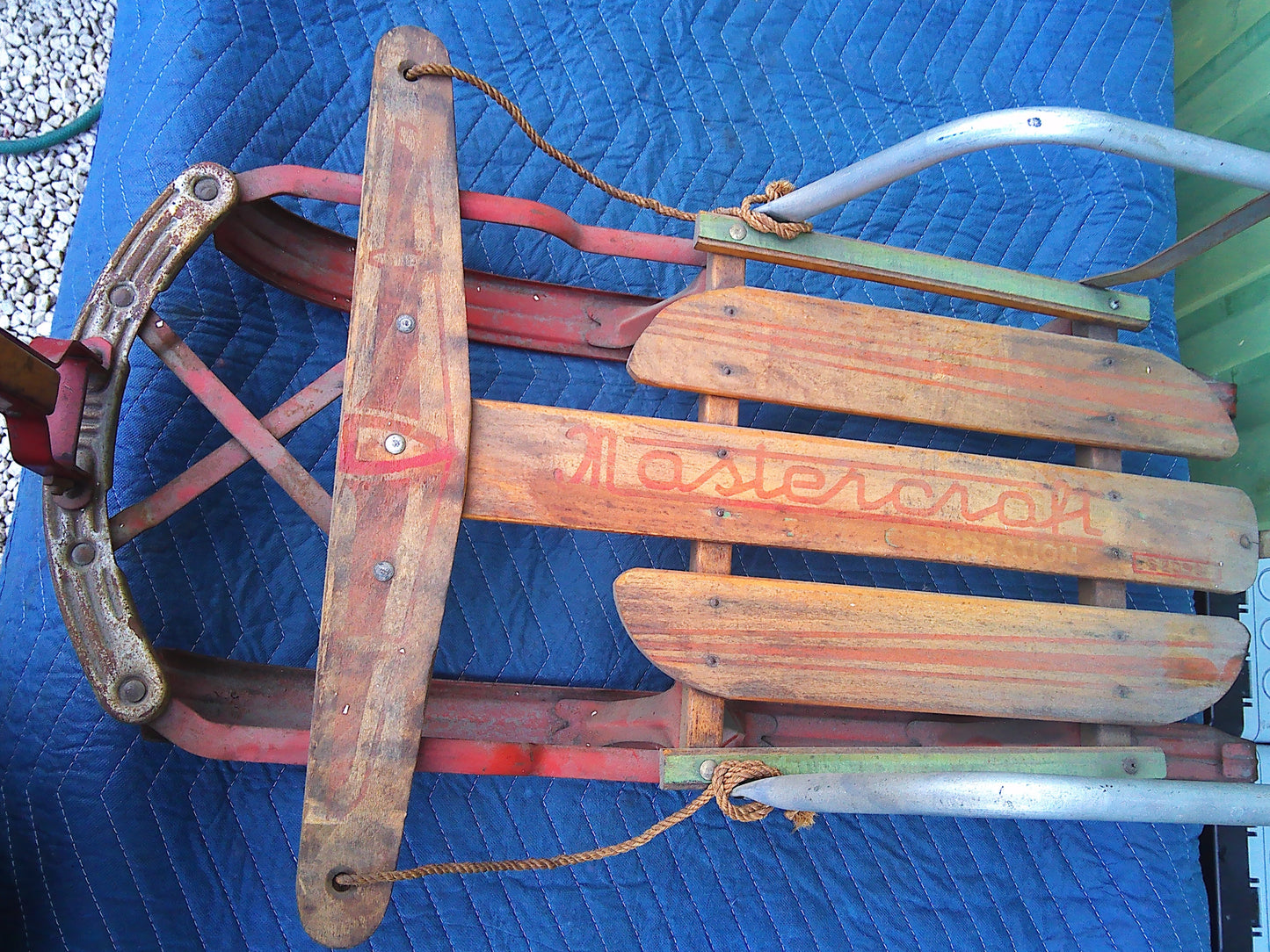 Vintage Flexible Flyer wooden sled