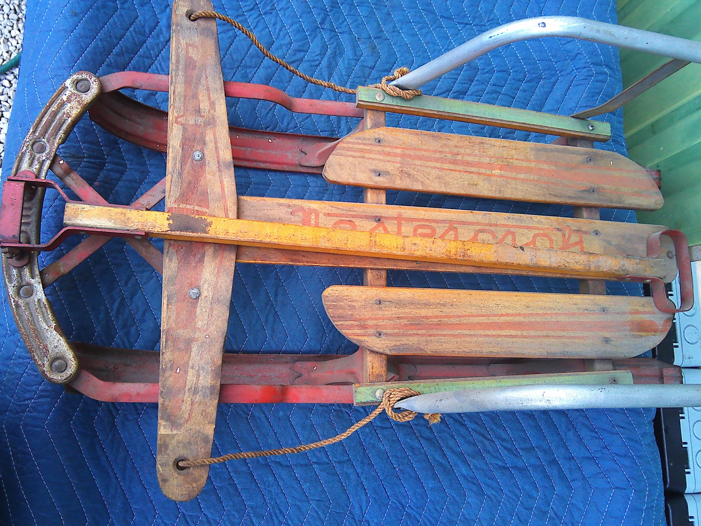 Vintage Flexible Flyer wooden sled