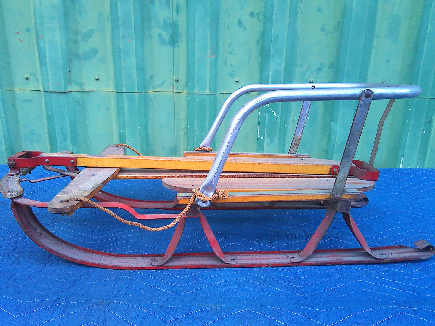 Vintage Flexible Flyer wooden sled