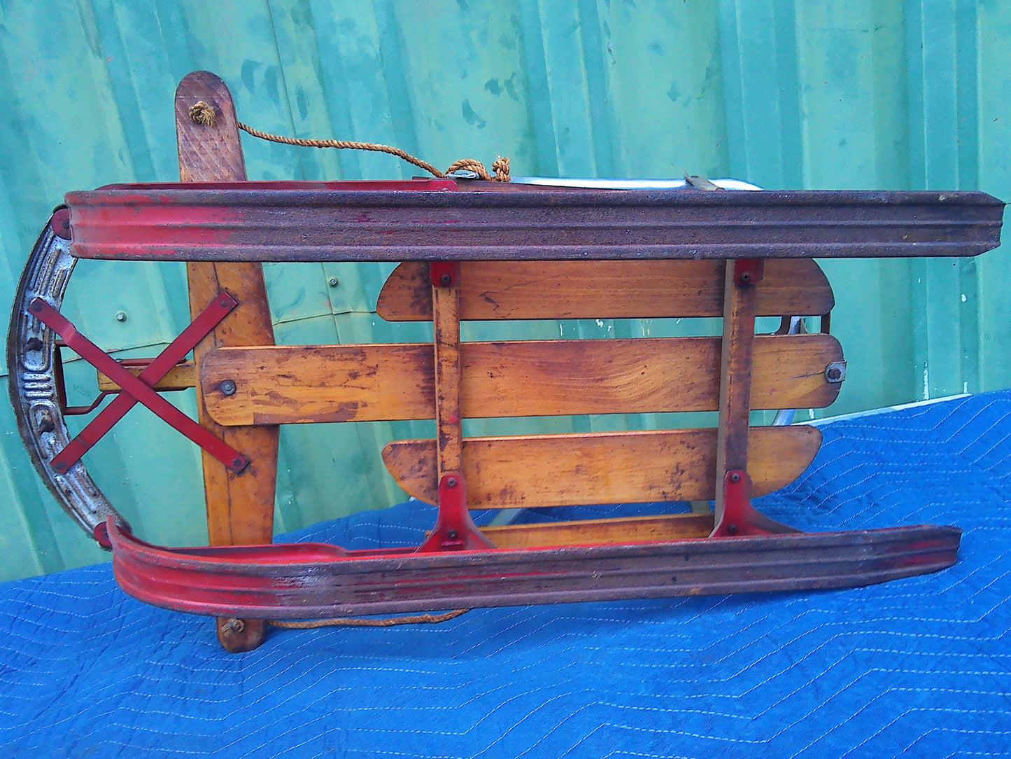 Vintage Flexible Flyer wooden sled