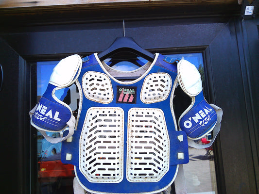 Vintage O'Neal Motocross chest armour blue