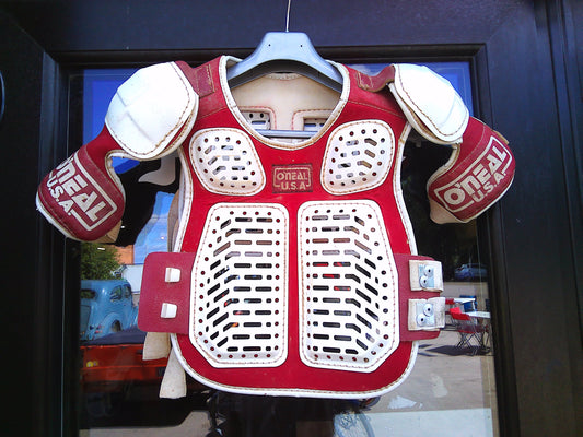 Vintage O'Neal Motocross chest armour red