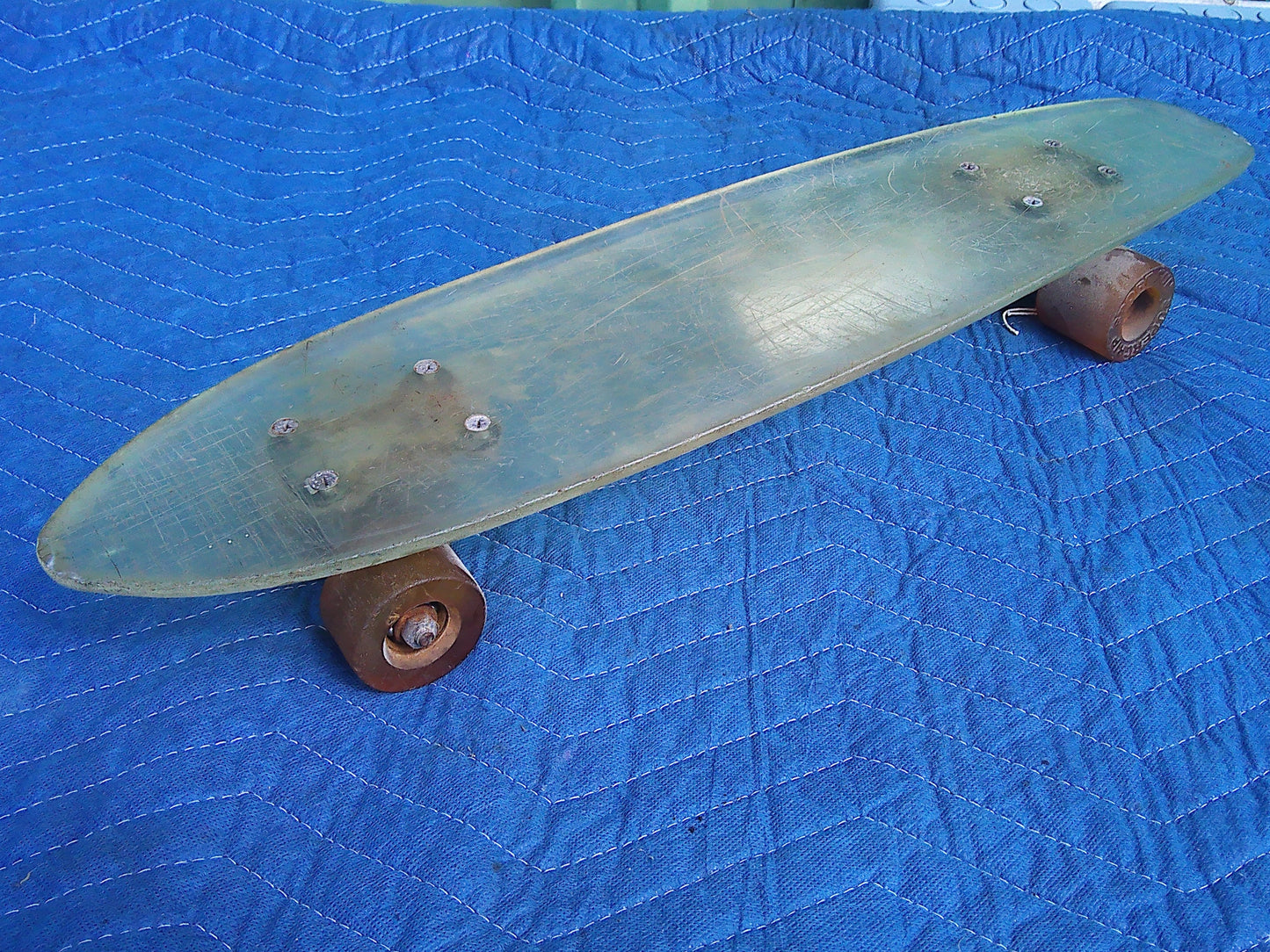 Vintage translucent vinyl penny board