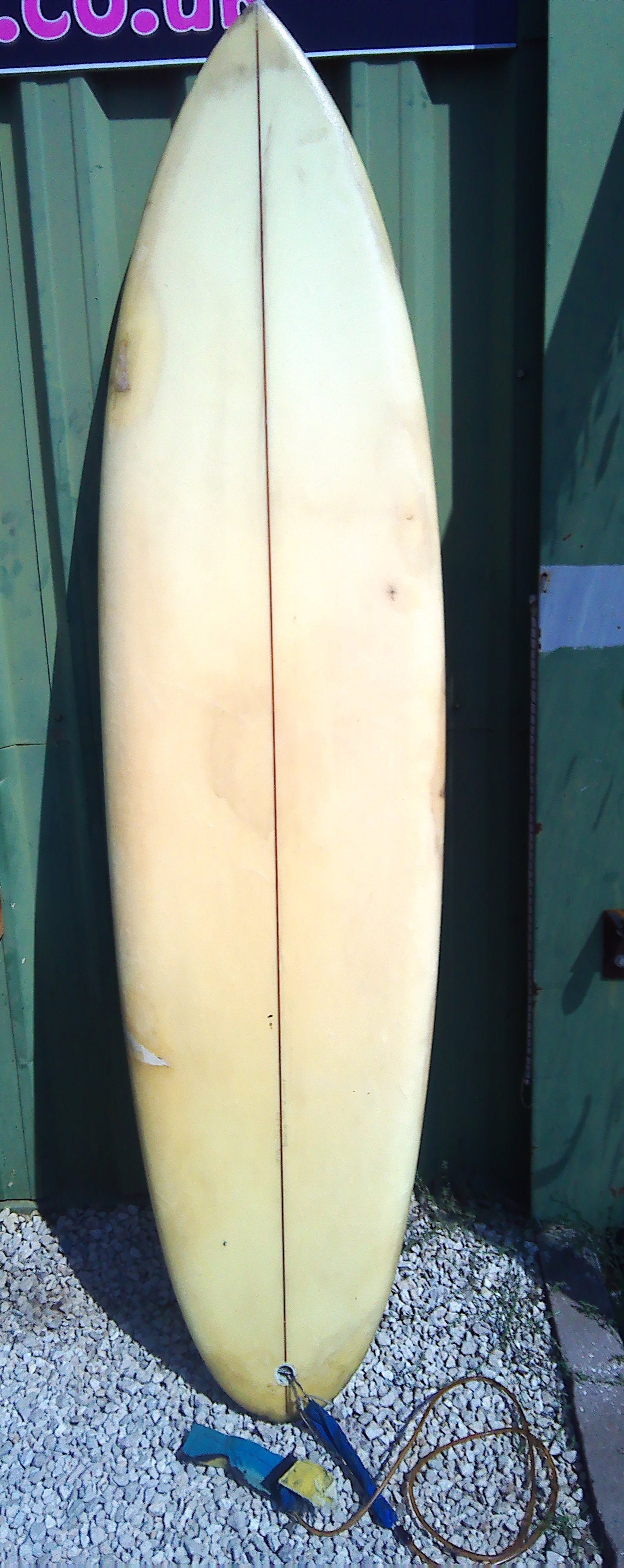 Vintage Fibreglass 7ft Surfboard