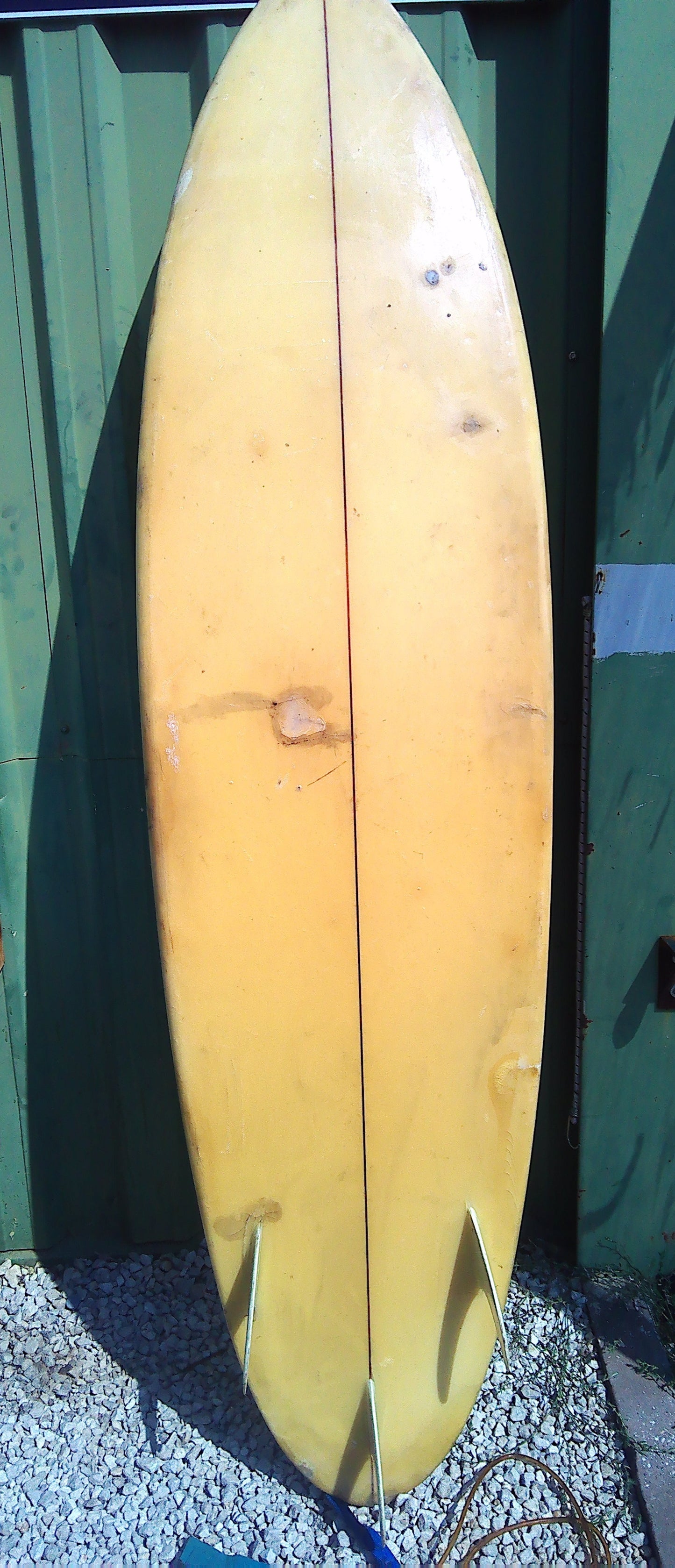 Vintage Fibreglass 7ft Surfboard