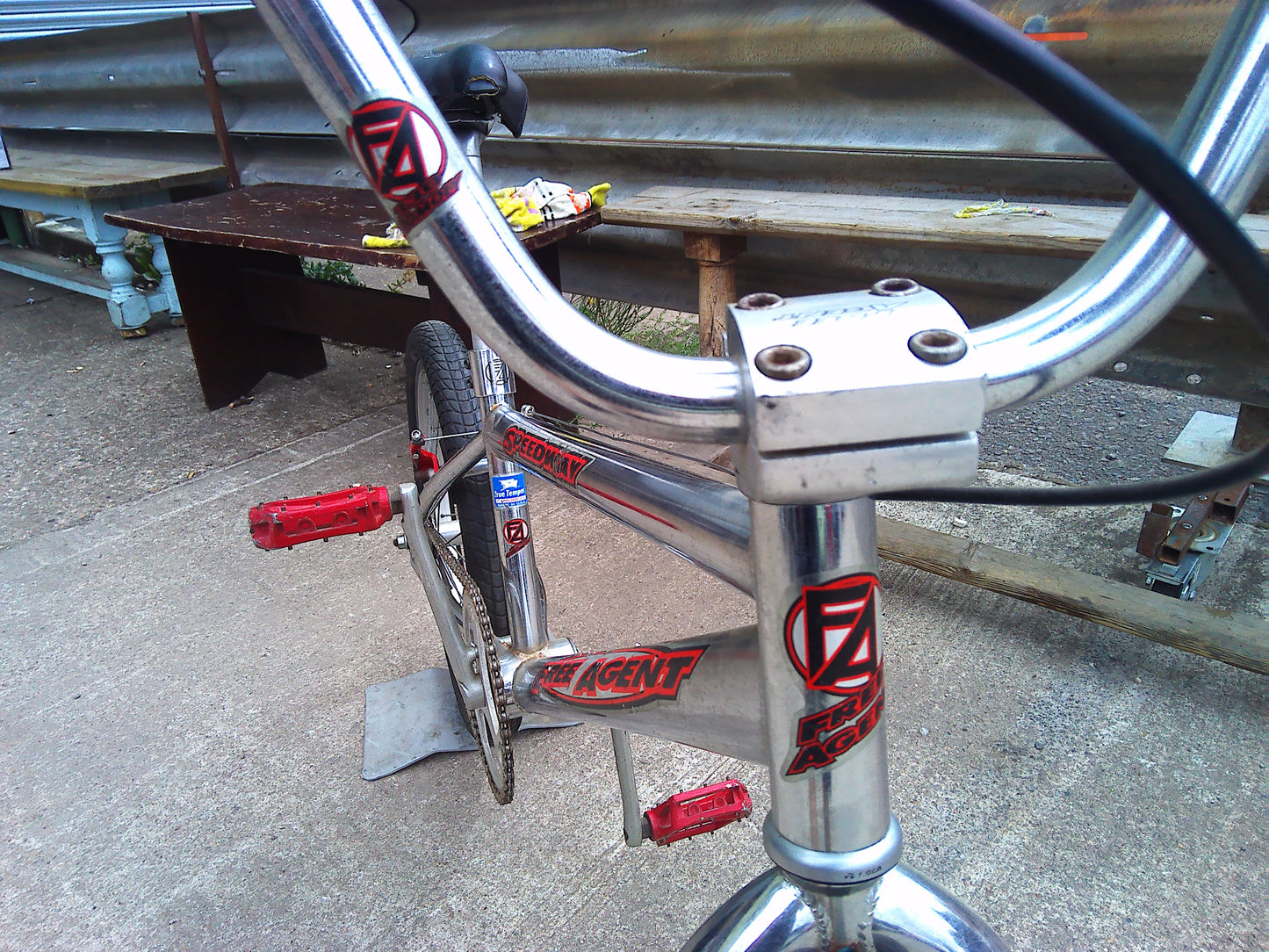 Vintage Free Agent Speedway BMX