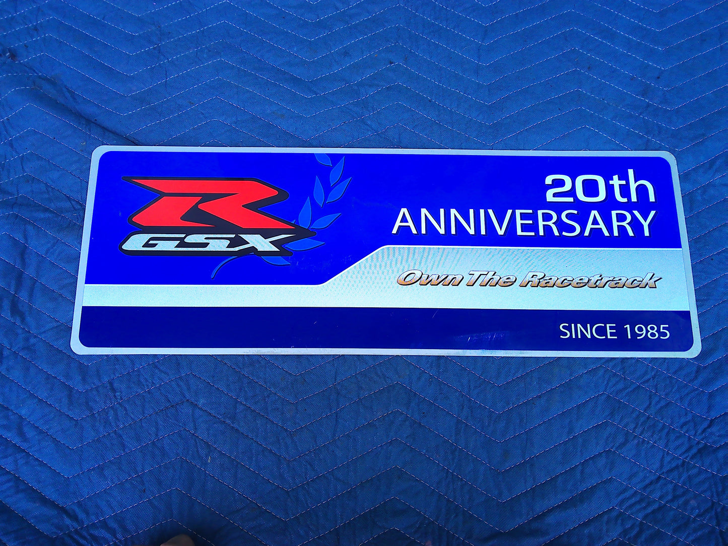 2005 Suzuki GSX-R 20th Anniversary dealer signs