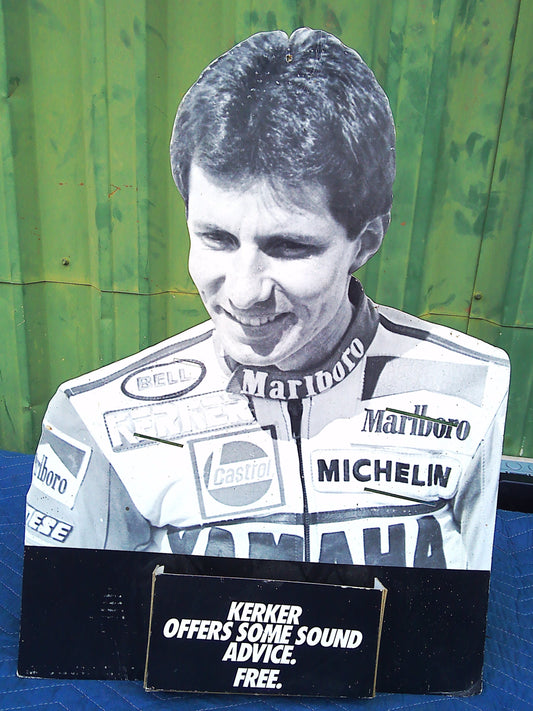 Vintage James Kerker cutout flyer holder