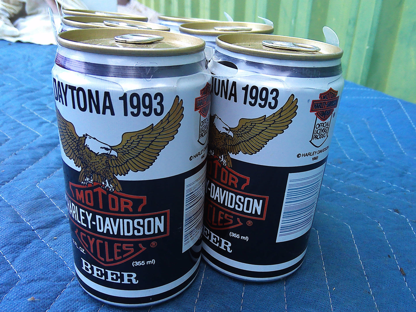 Daytona 1993 Harley Davidson Beer cans 6 pack