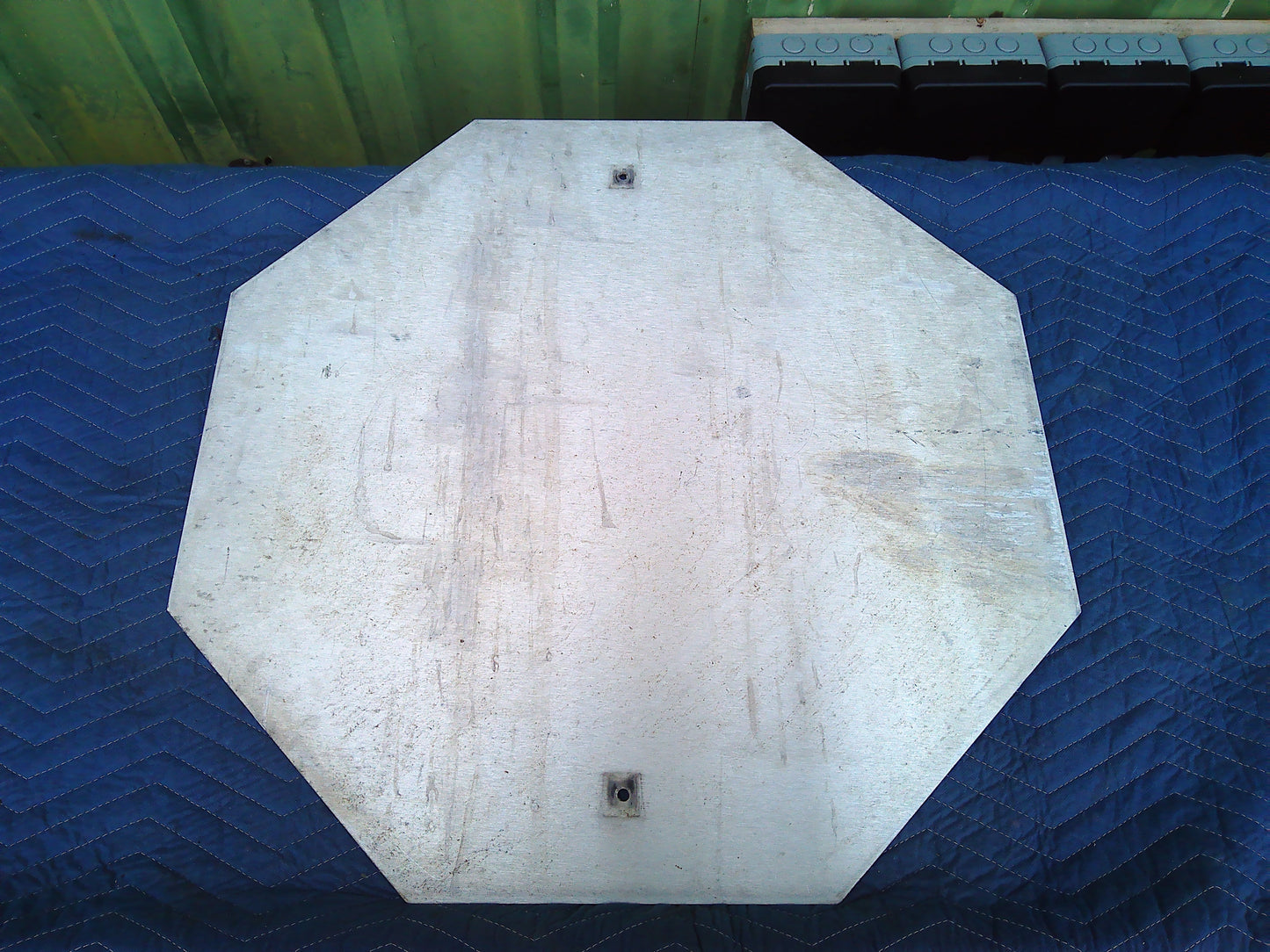 American Highway metal STOP sign