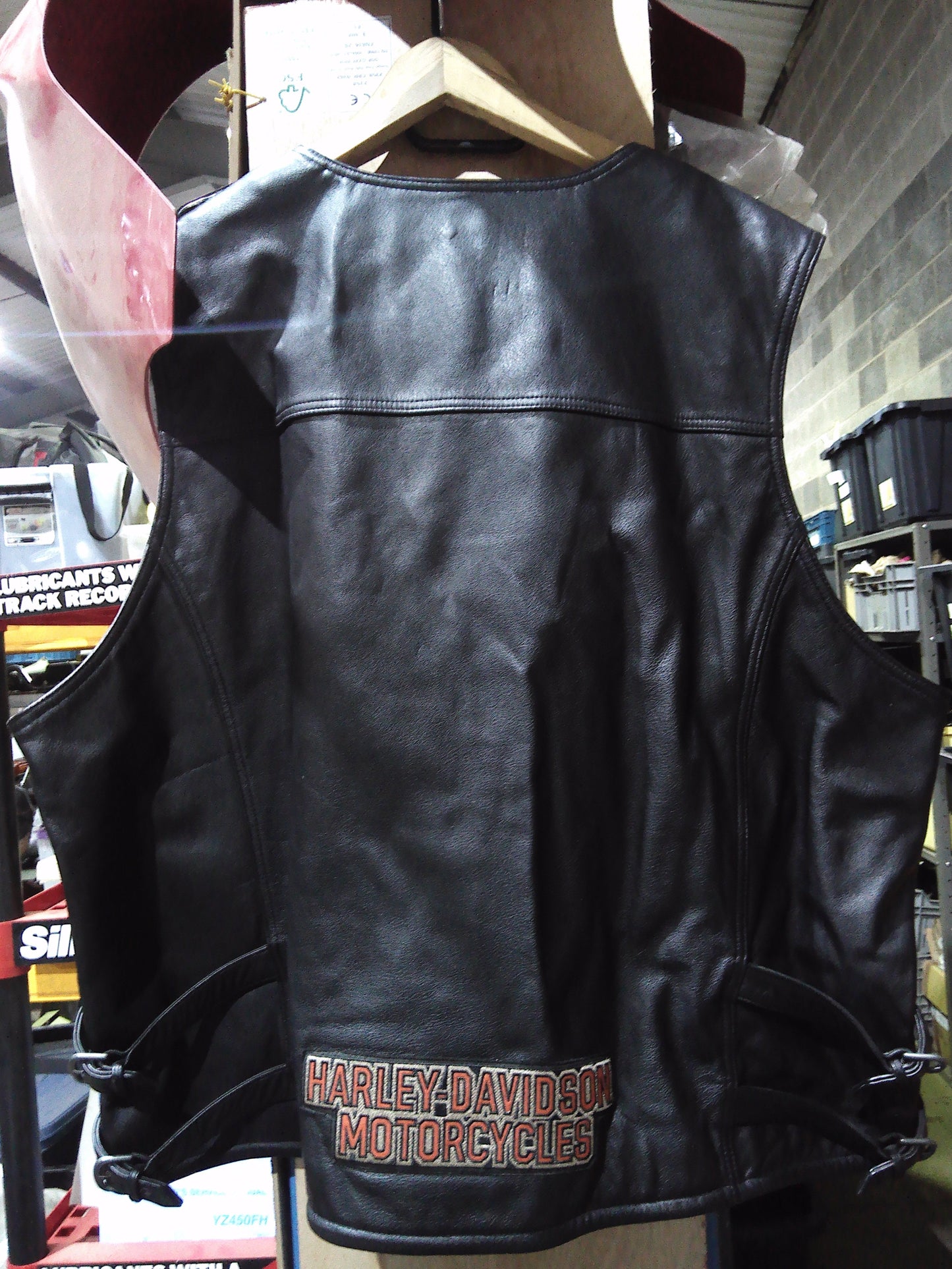 XXXL Harley Davidson Leather Waistcoat