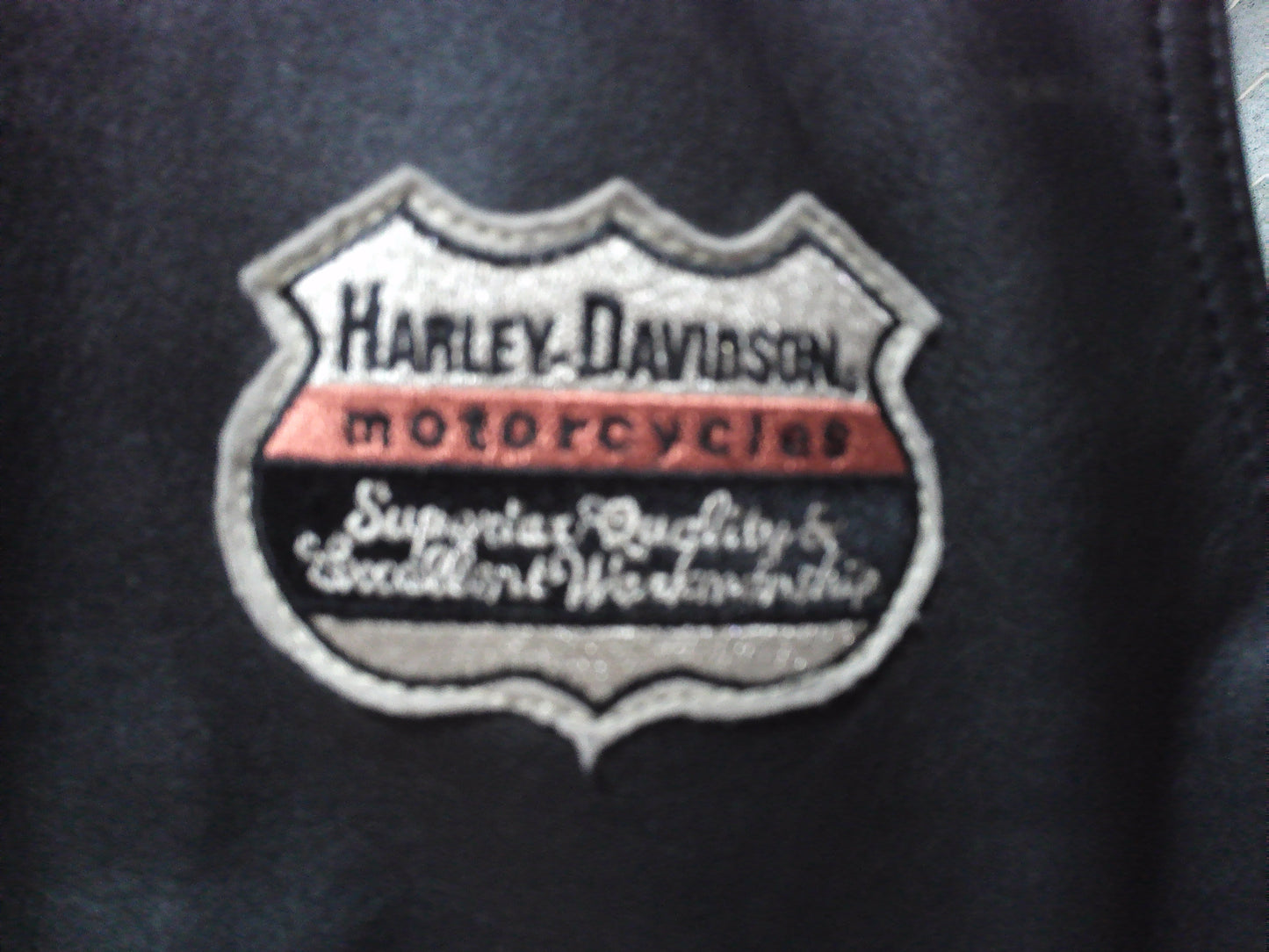 XXXL Harley Davidson Leather Waistcoat