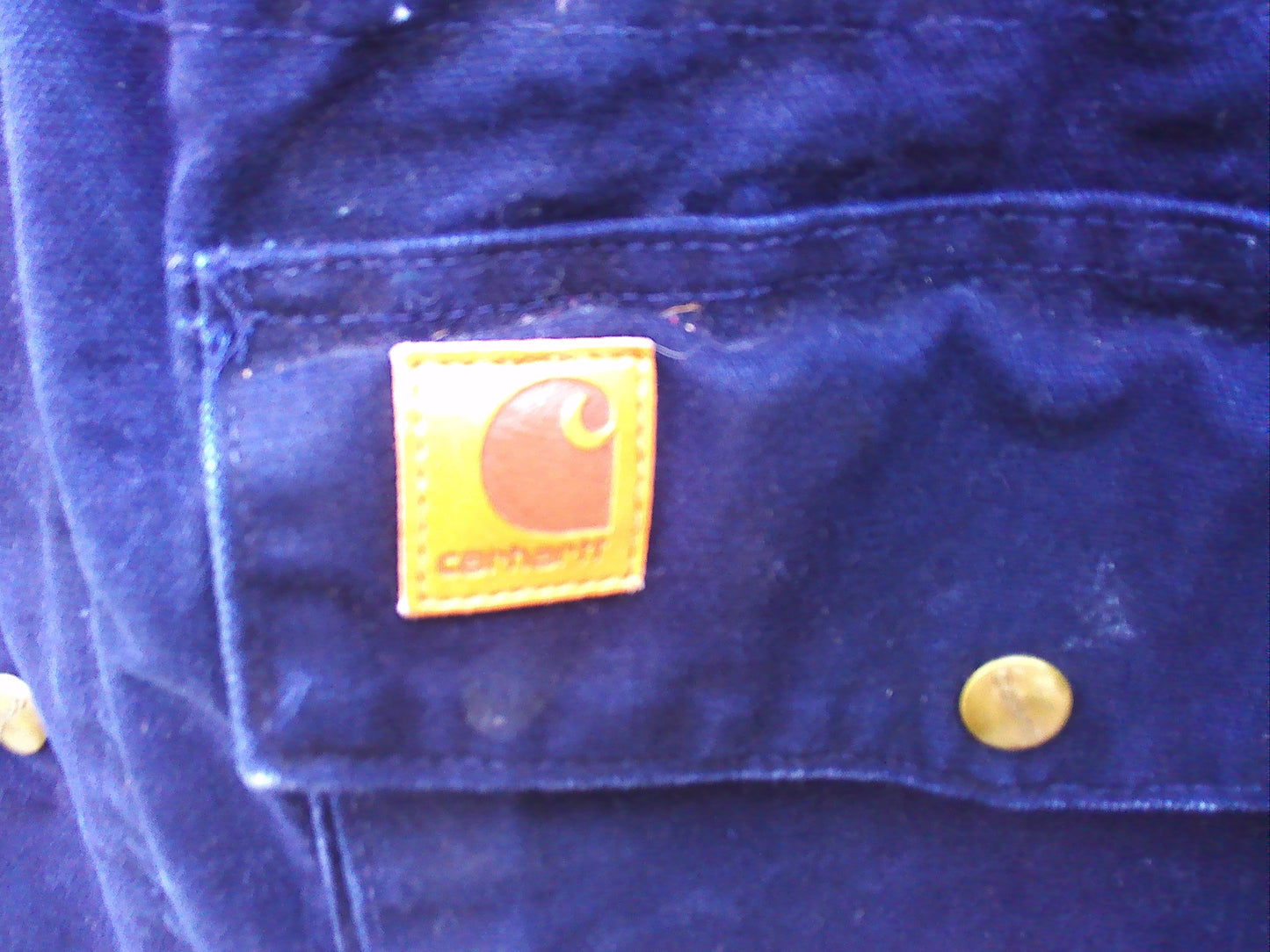 Blue Carhartt Chore Coat Small-Regular