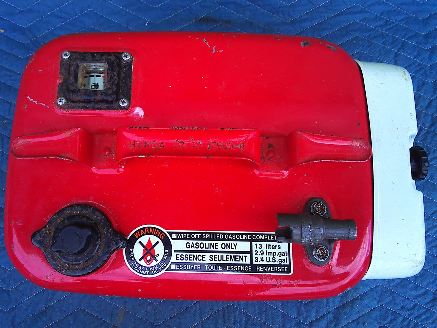 Rare 1980s Honda Outboard Marine Fuel Tank