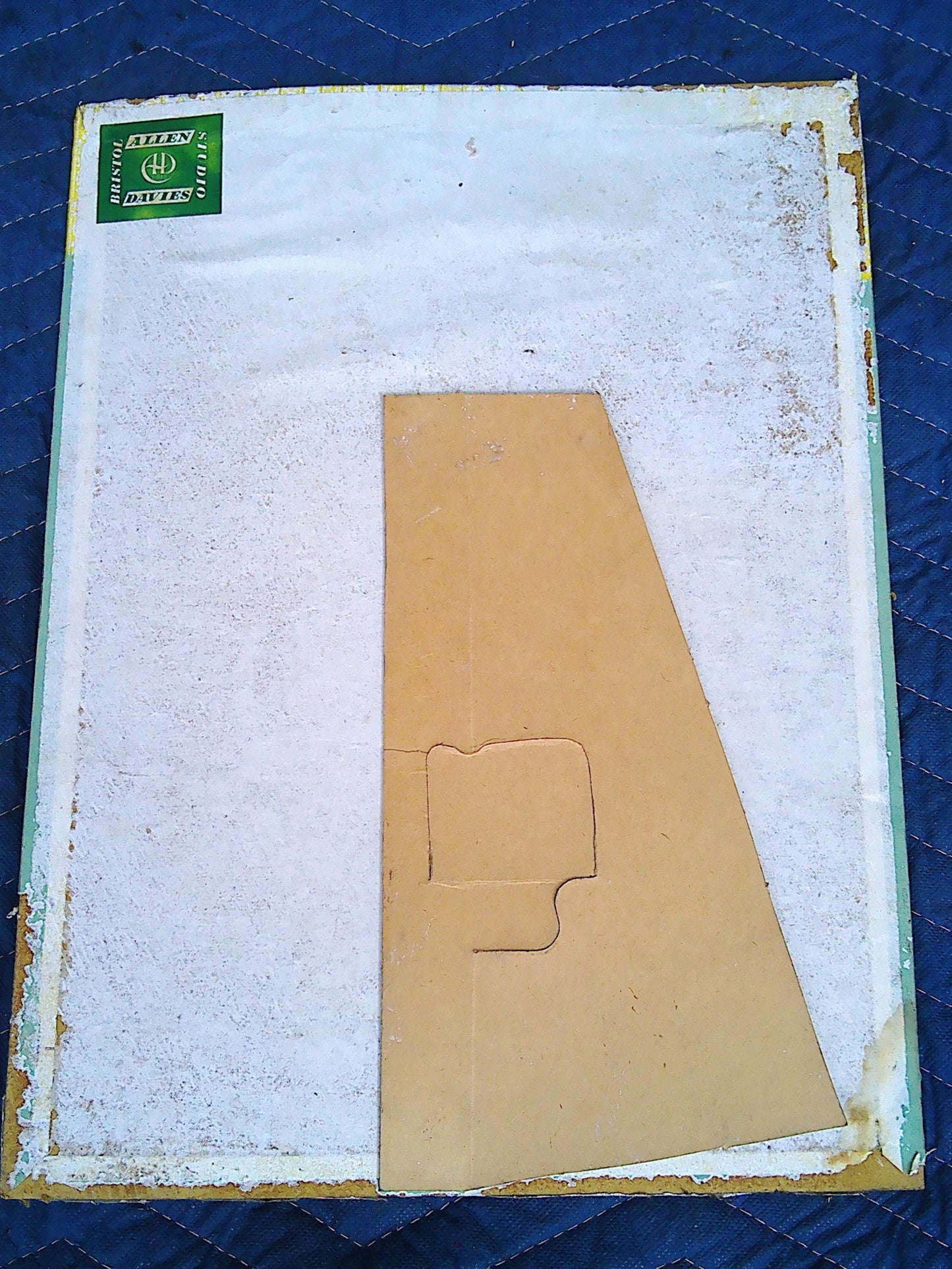 Petraline vintage cardboard sign