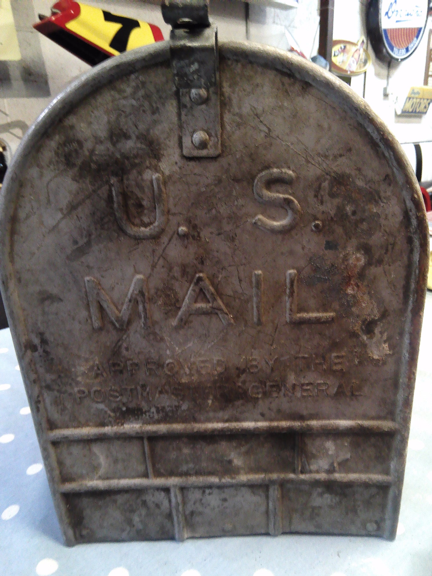U.S Postal Service vintage metal mailbox