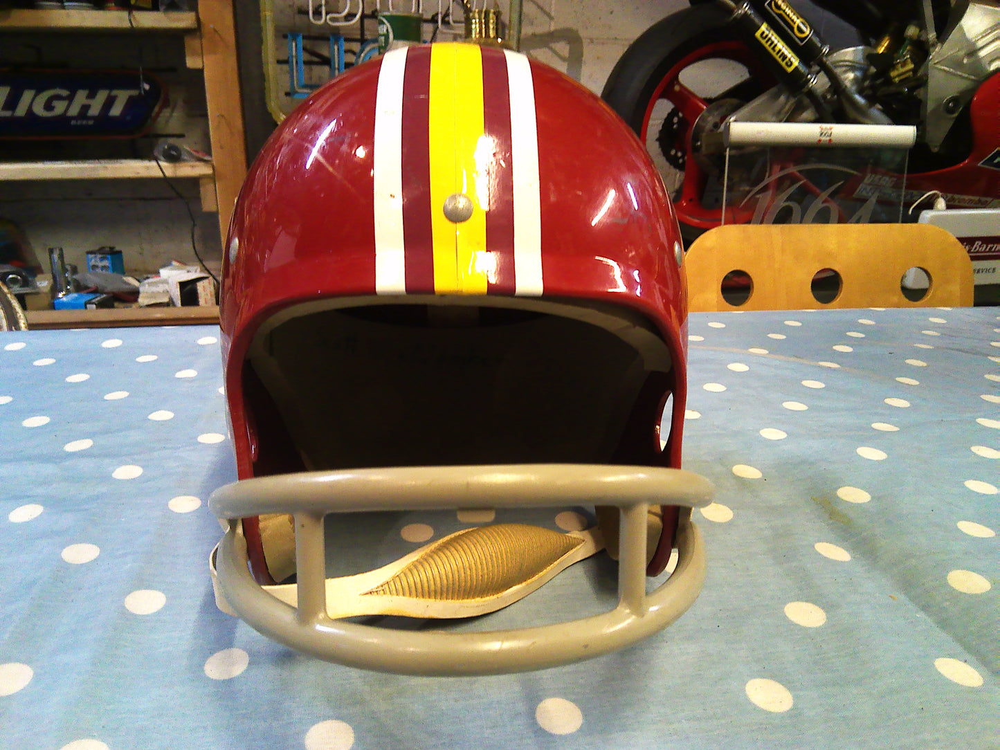 Vintage genuine NFL Washington Redskins player helmet