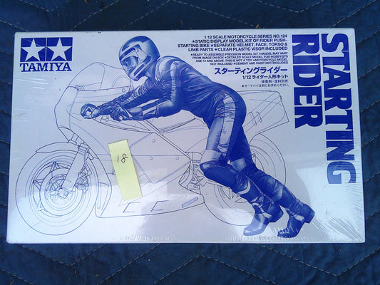 NOS Sealed Tamiya Starting Rider 1:12 scale model