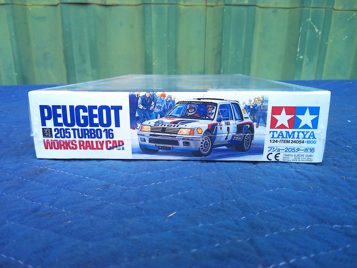 NOS Sealed Tamiya Peugeot 205 Turbo 16 Works Rally Car 1:24 model