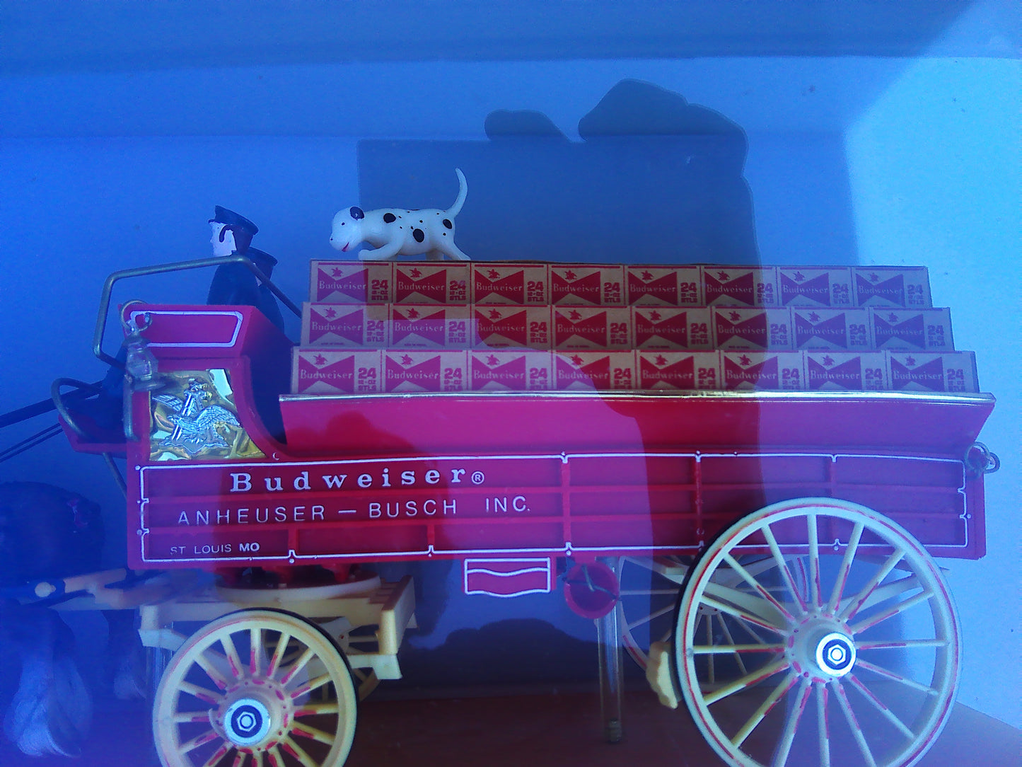 Vintage Budweiser World Champion Clydesdale Team Wall Sign