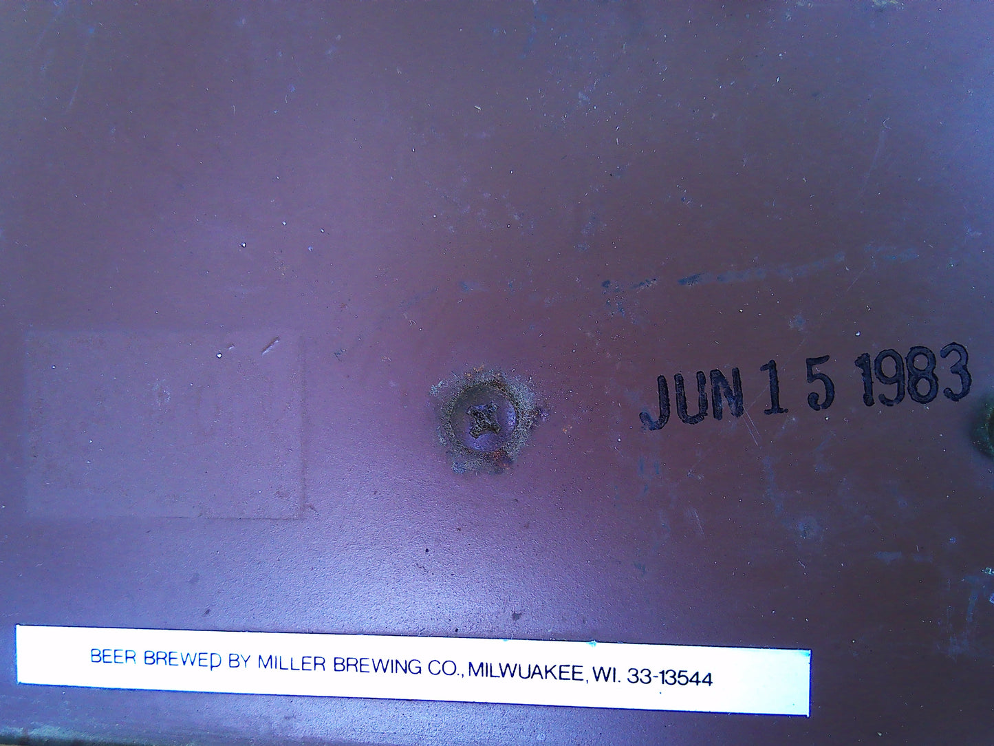 Vintage Miller Special Reserve light