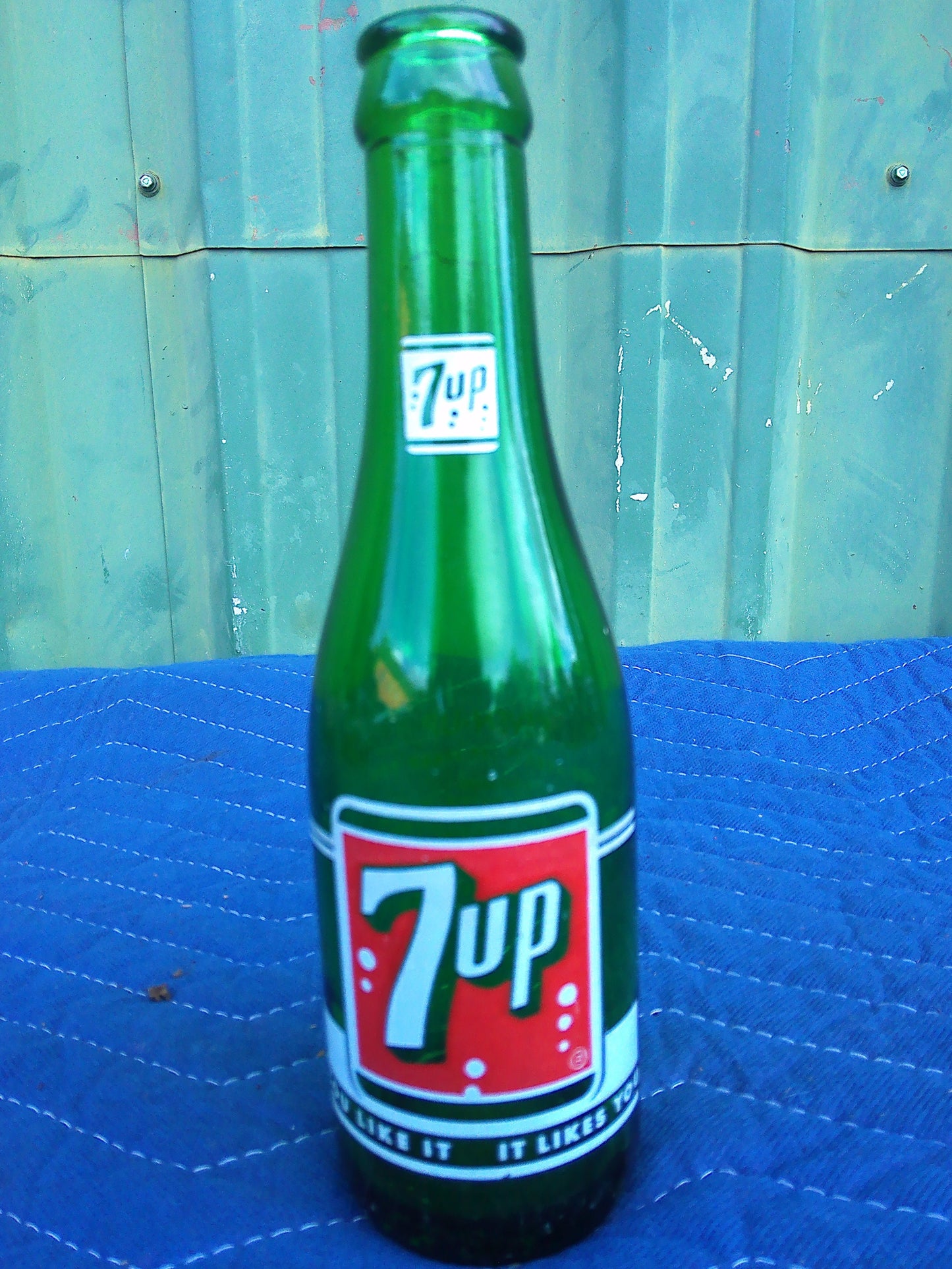 Individual assorted glass soda bottles