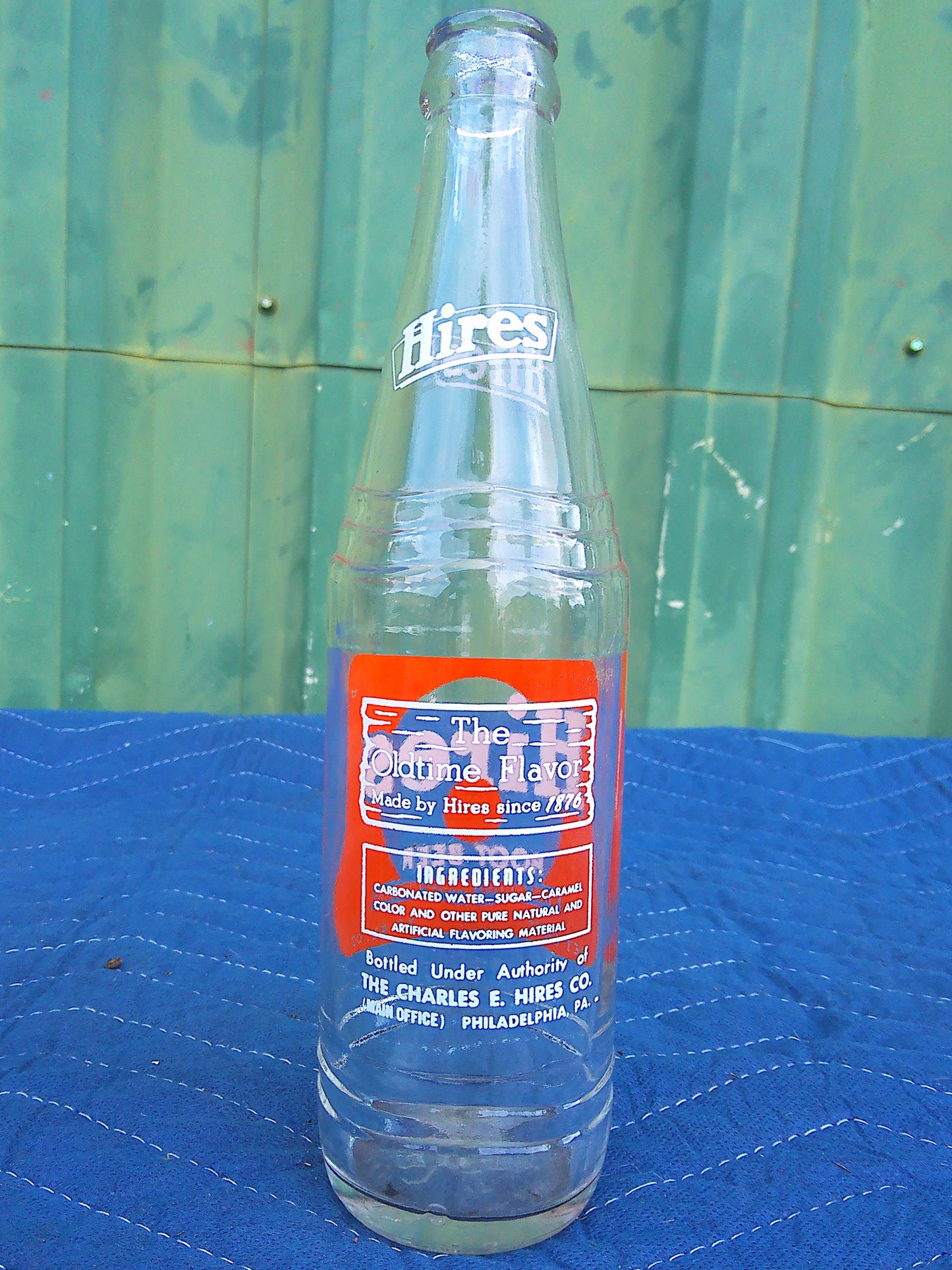 Individual assorted glass soda bottles