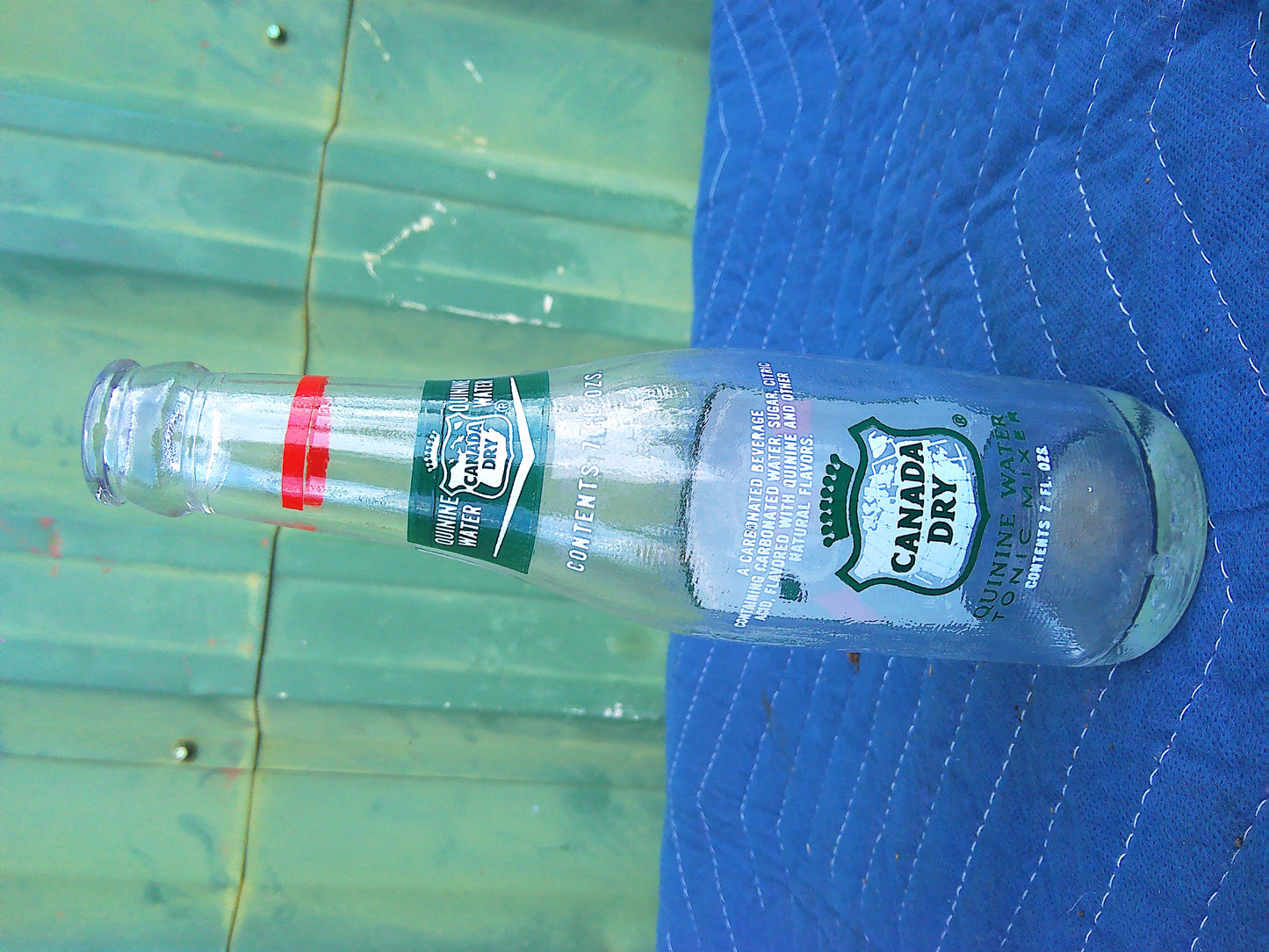 Individual assorted glass soda bottles