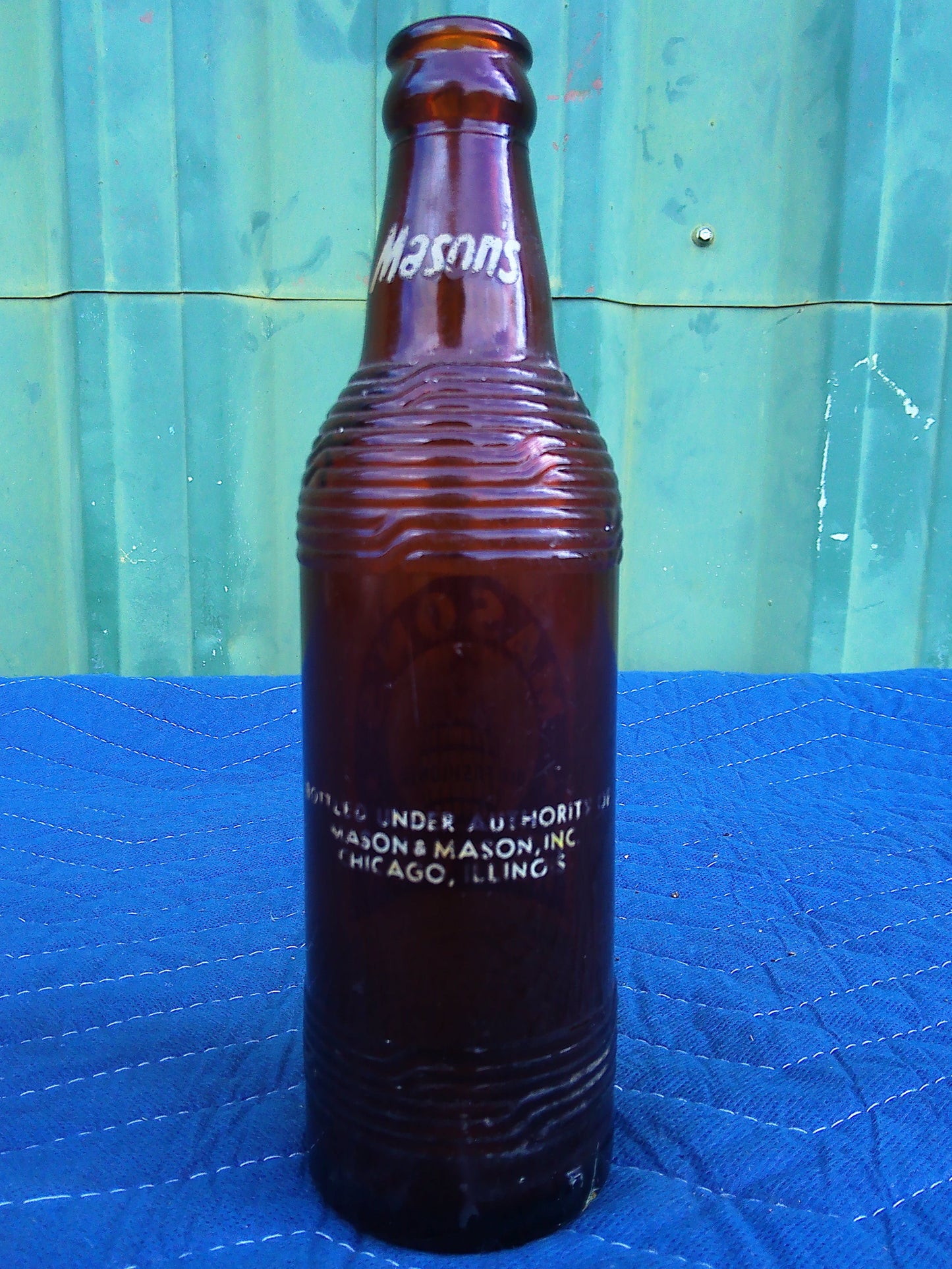 Individual assorted glass soda bottles