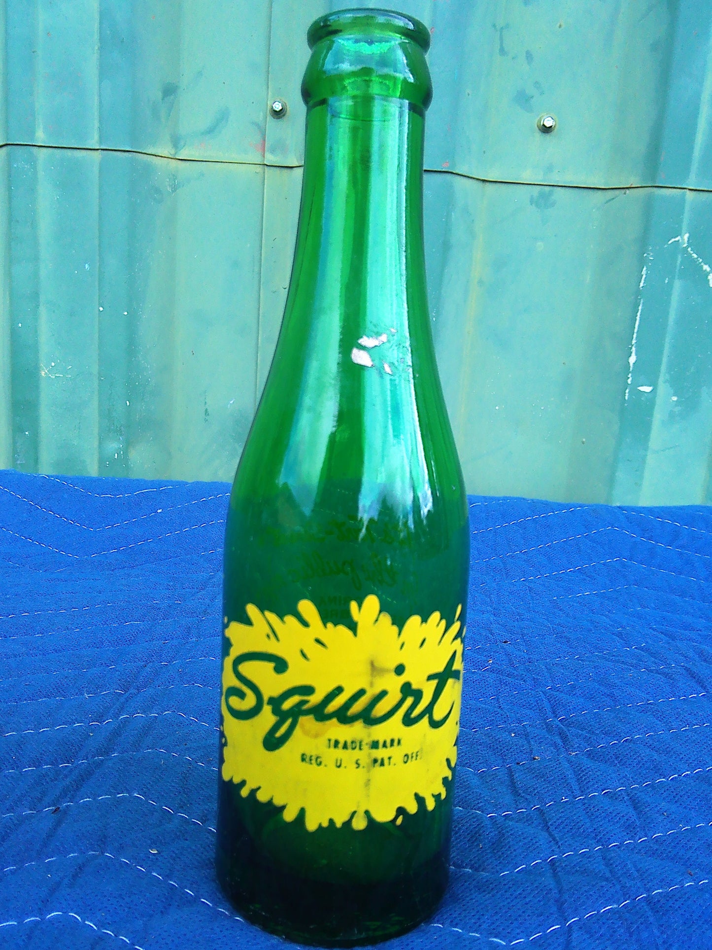 Individual assorted glass soda bottles