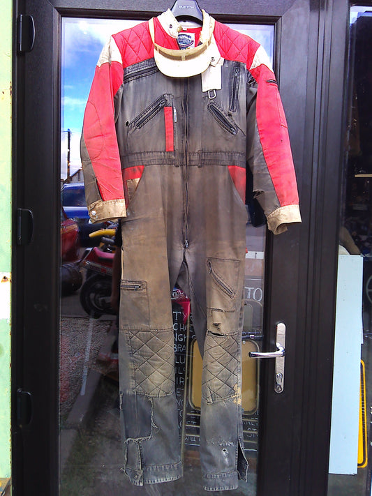 F. T. Blues vintage workshop overalls medium