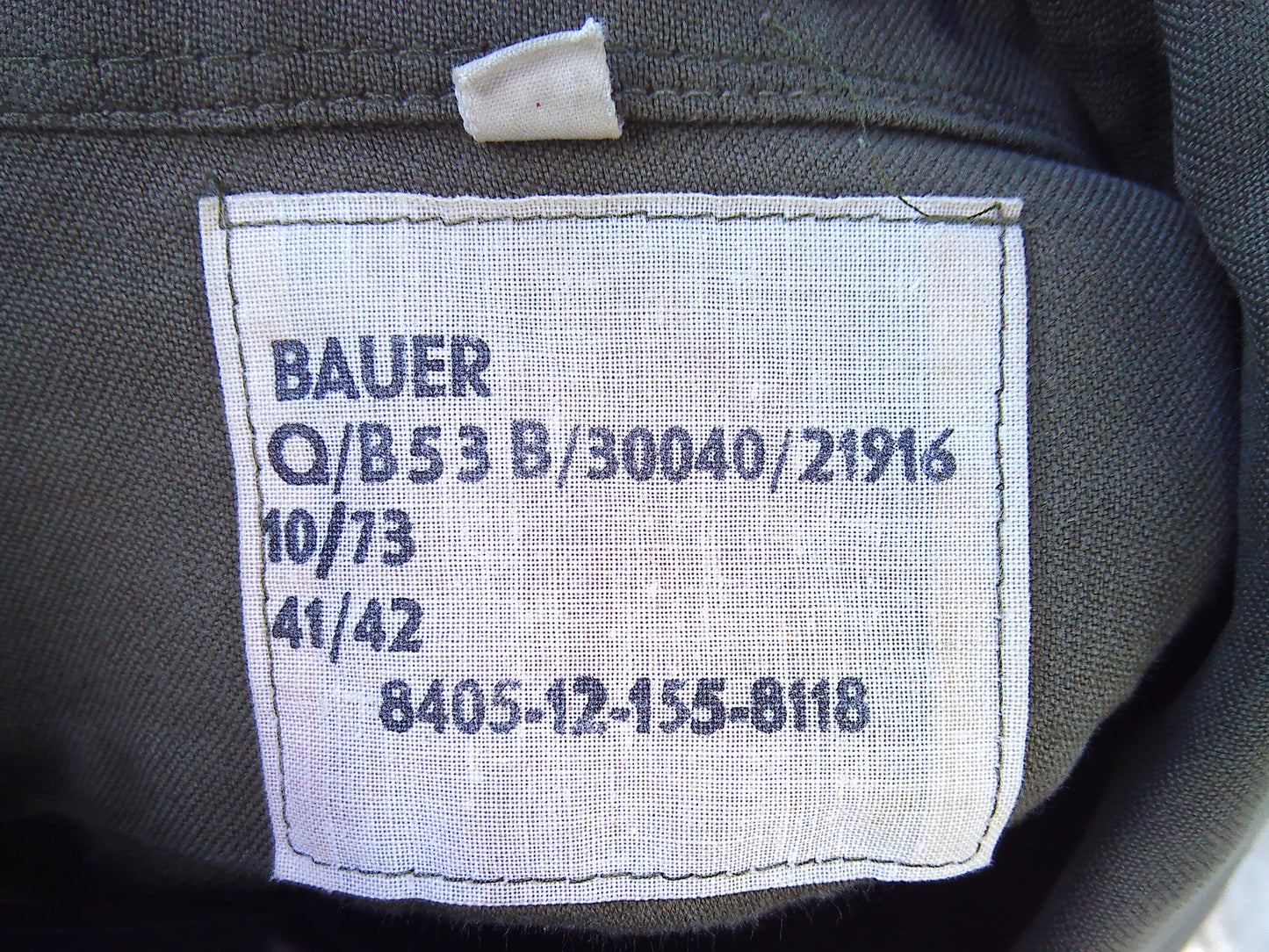 German Military shirt 42 chest