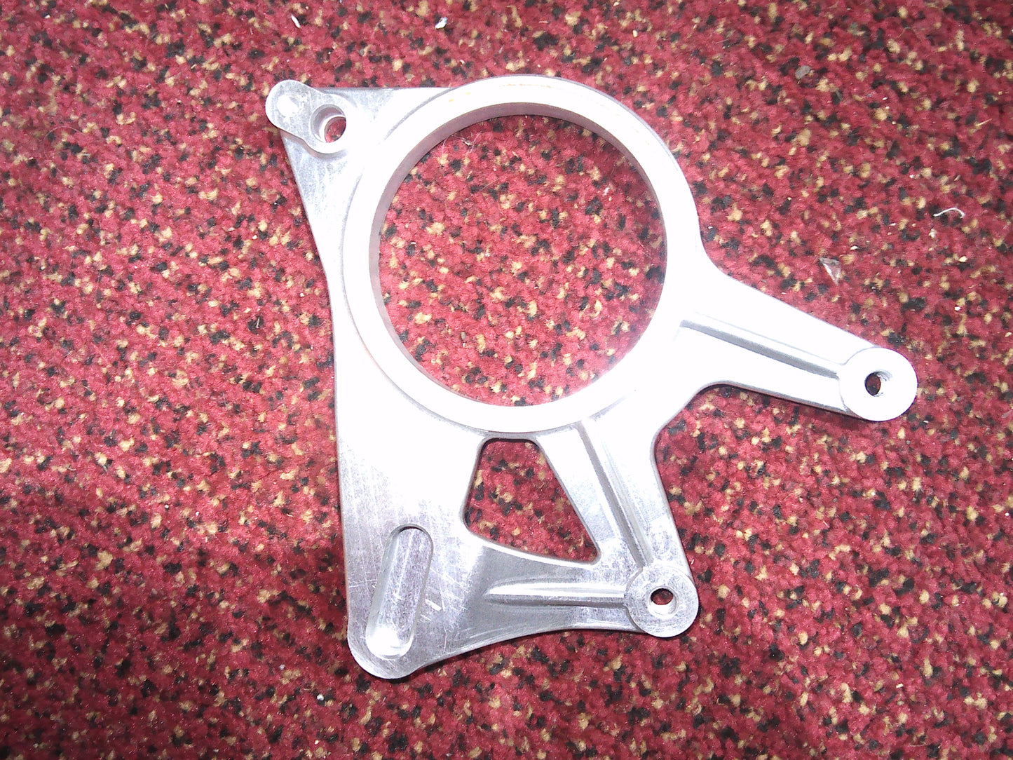 ~2012 Ducati Panigale rear axle and rear swingarm hub assembly