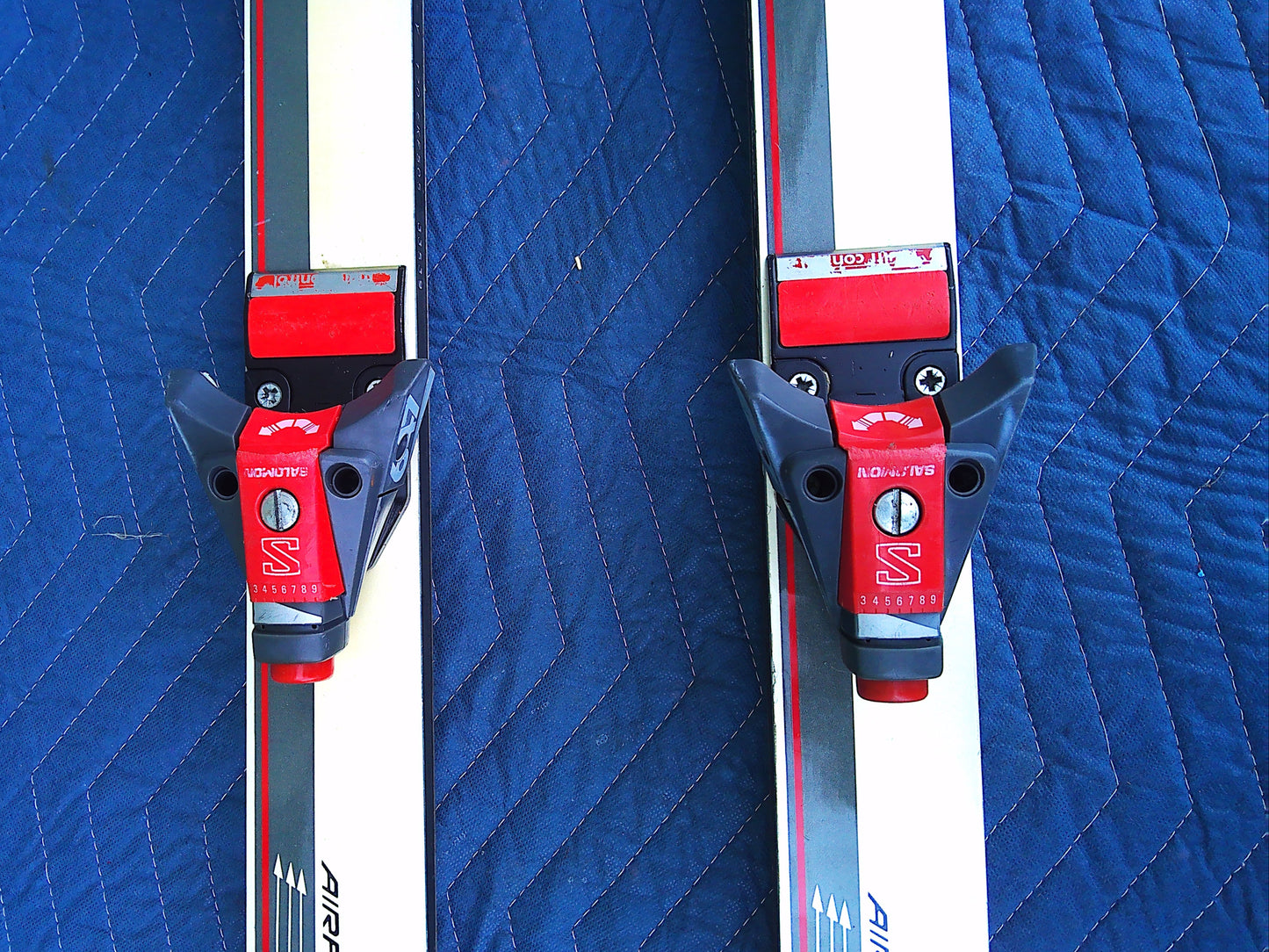 Omega Omesoft Dynastar skis with Sticks and carrying case