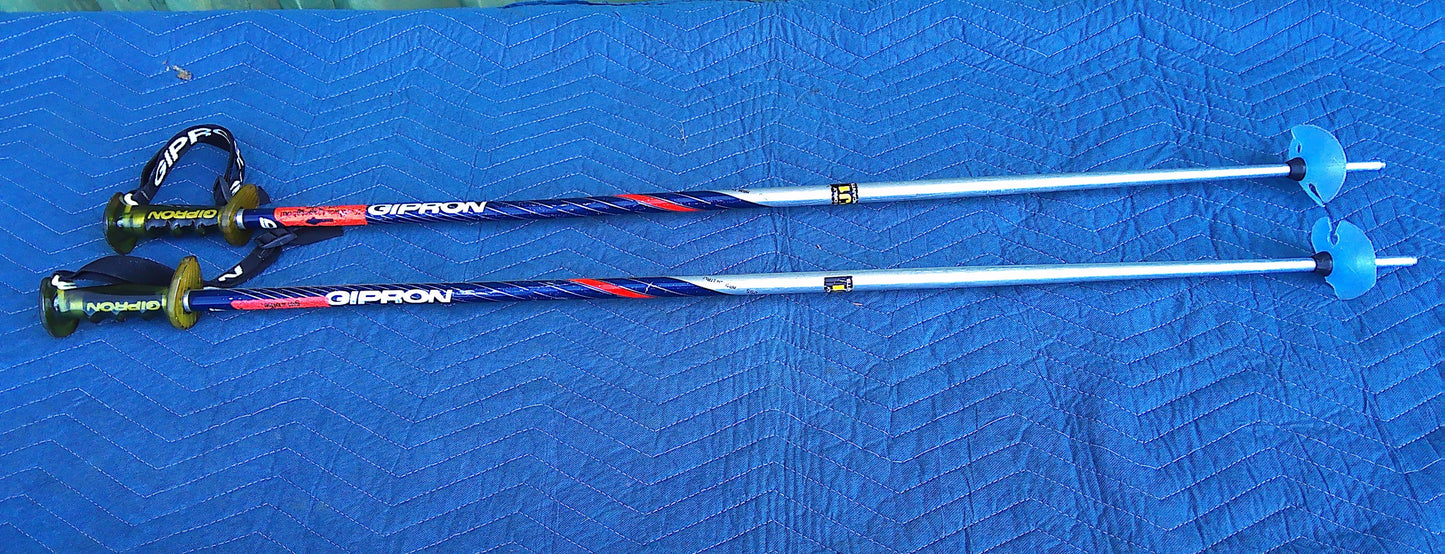 Omega Omesoft Dynastar skis with Sticks and carrying case