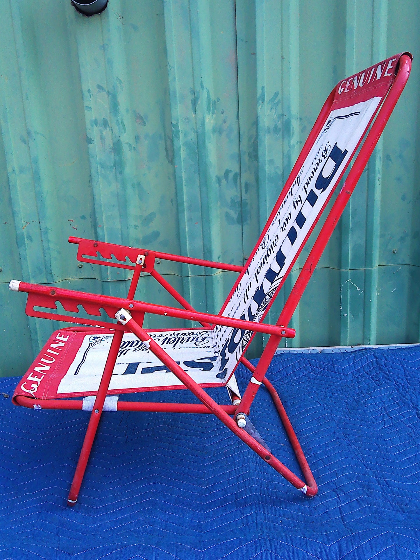 Vintage Budweiser Beer folding chair
